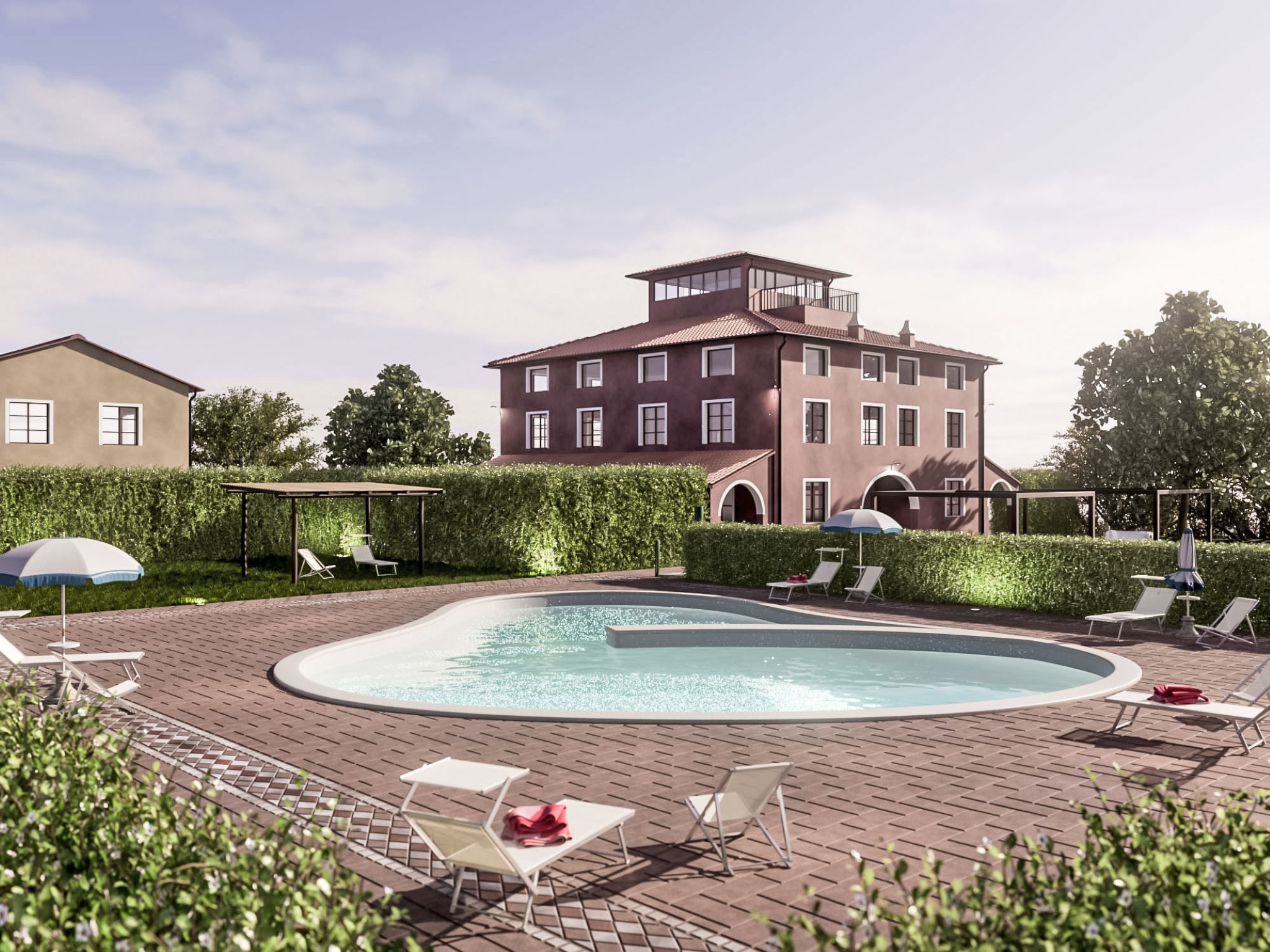 Ferienhaus mit umzäuntem Garten in Bolgheri (Italien) und 2 Hunde erlaubt