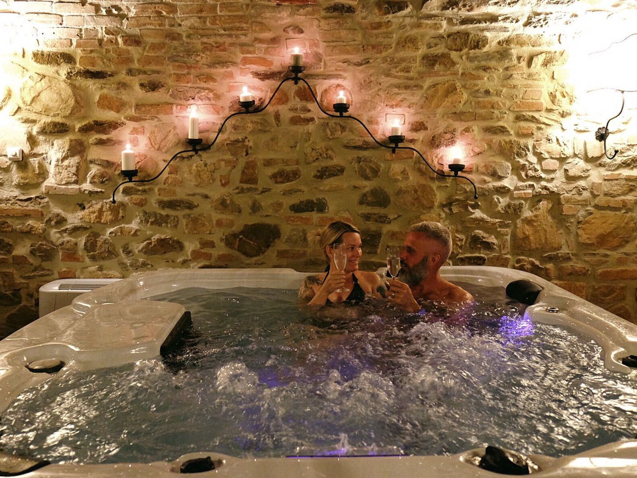 Villa Liz' Anwesen mit privatem Pool-Dedans