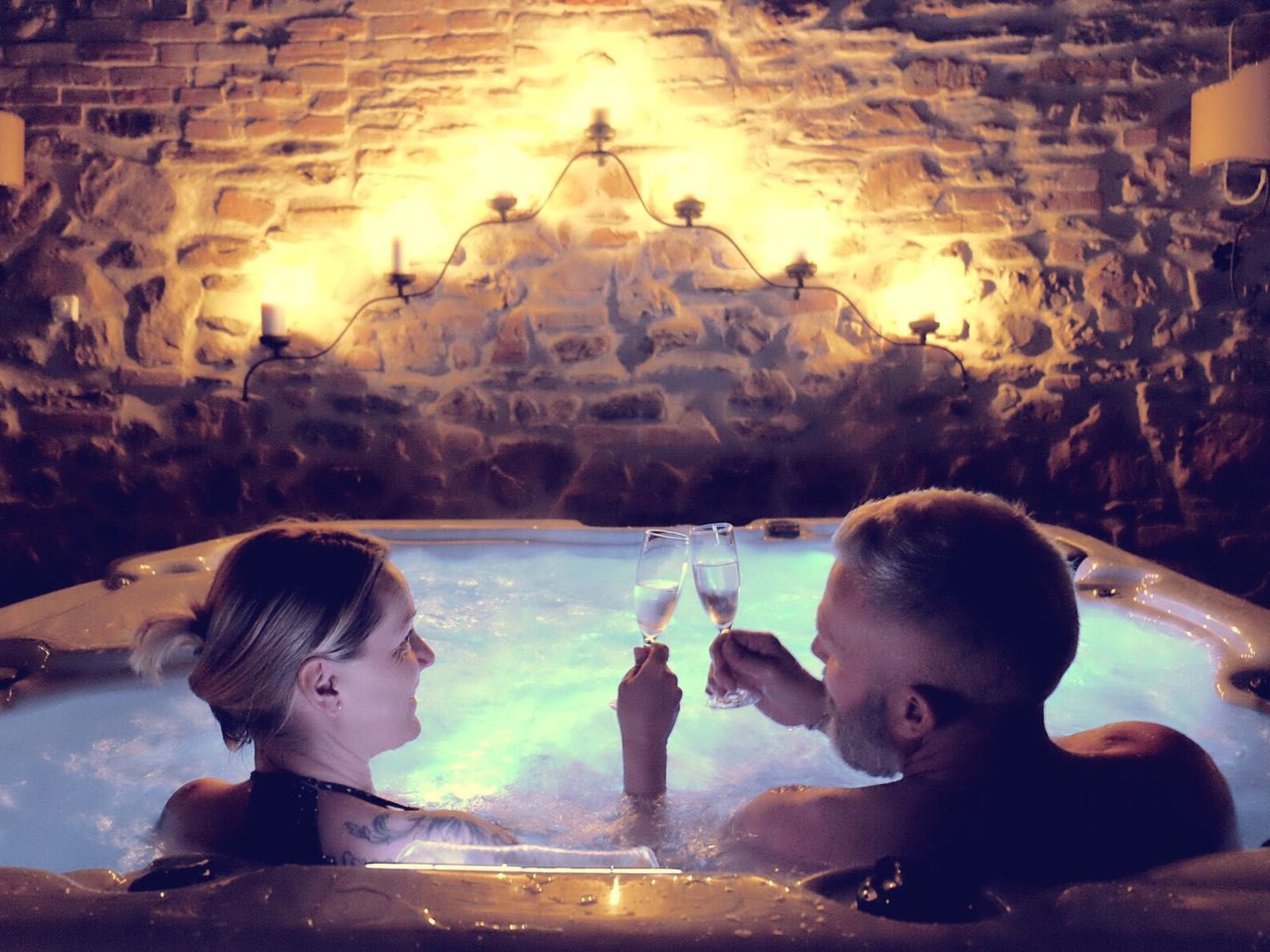 Villa Liz' Anwesen mit privatem Pool-Dedans