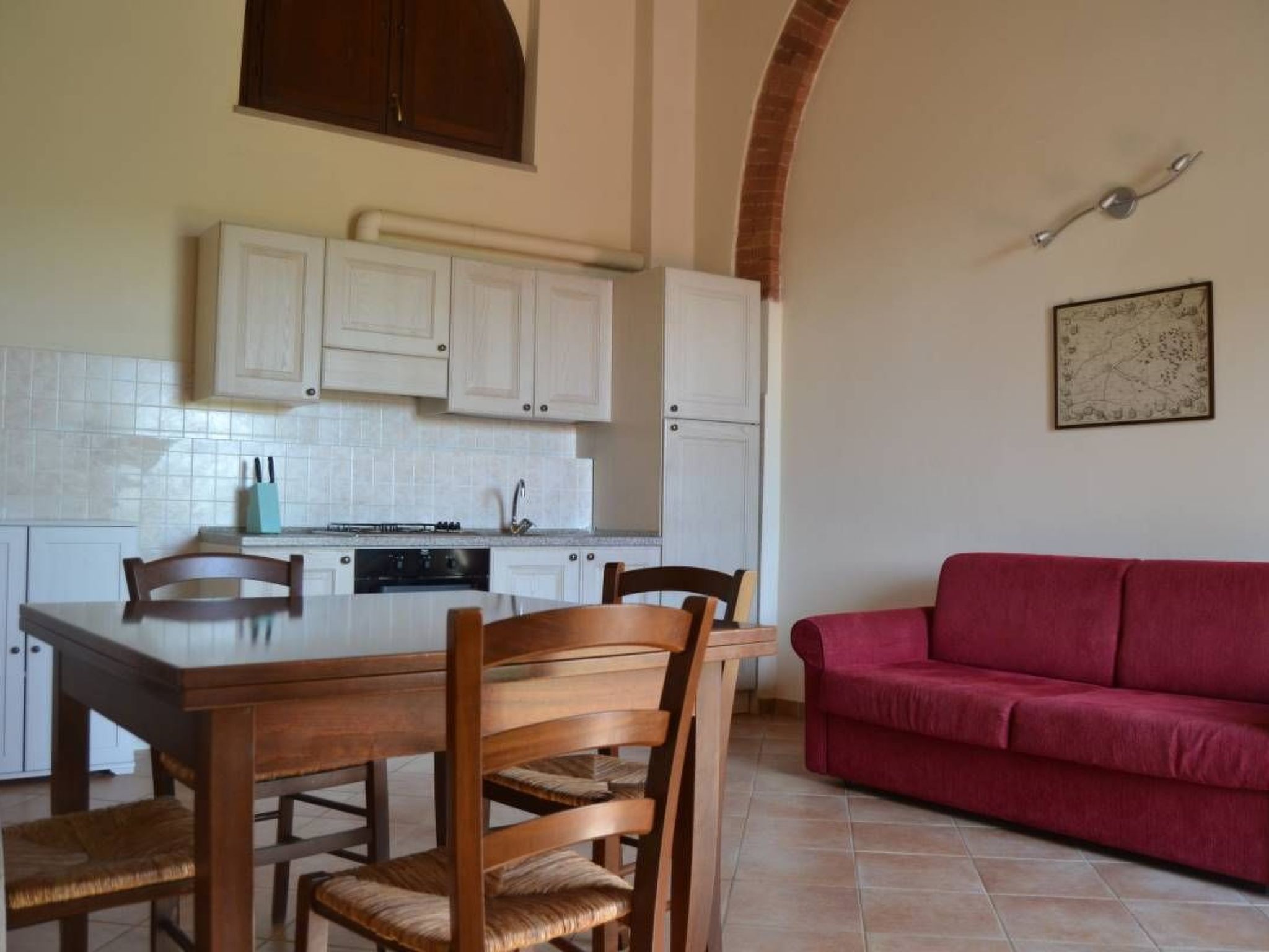 Zwei-Zimmer-Wohnung mit Garten-Dedans