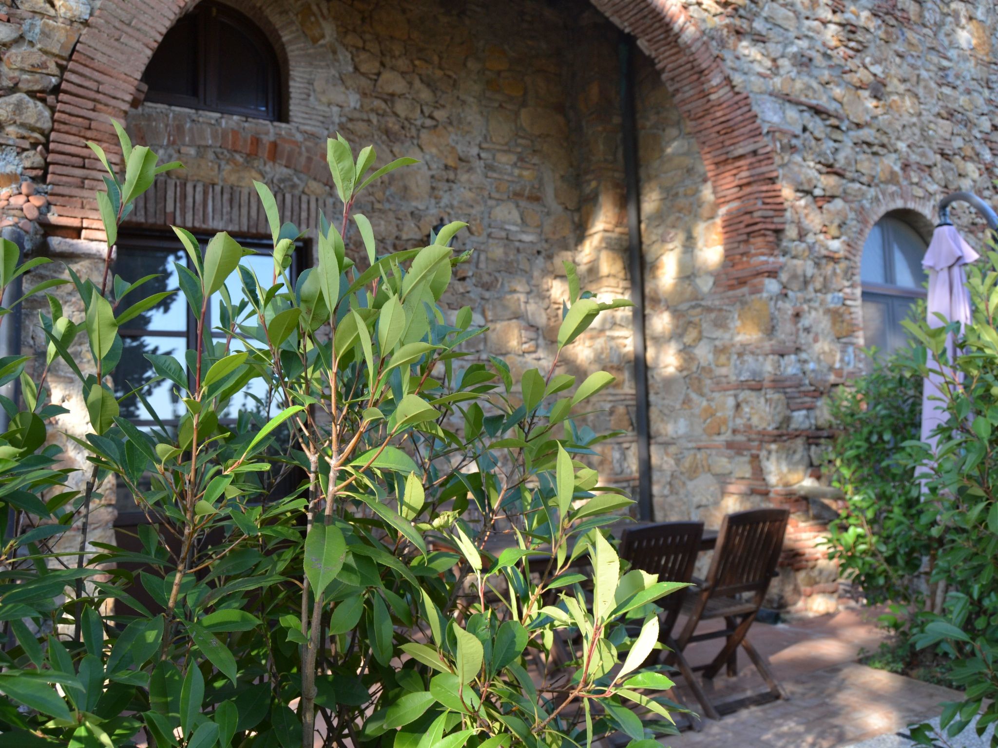 Apartment mit offenem Schlafboden und Garten-Dedans