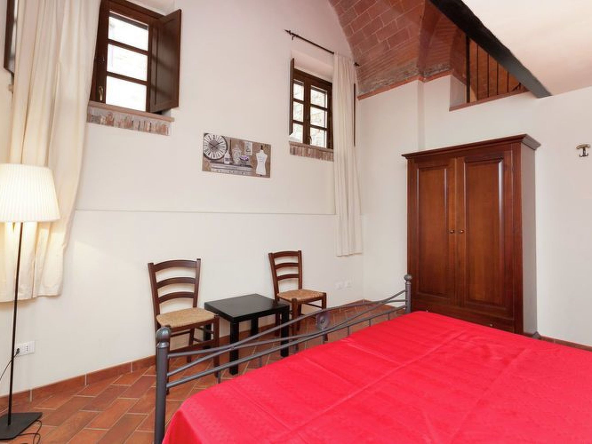 Apartment mit offenem Schlafboden und Garten-Dedans