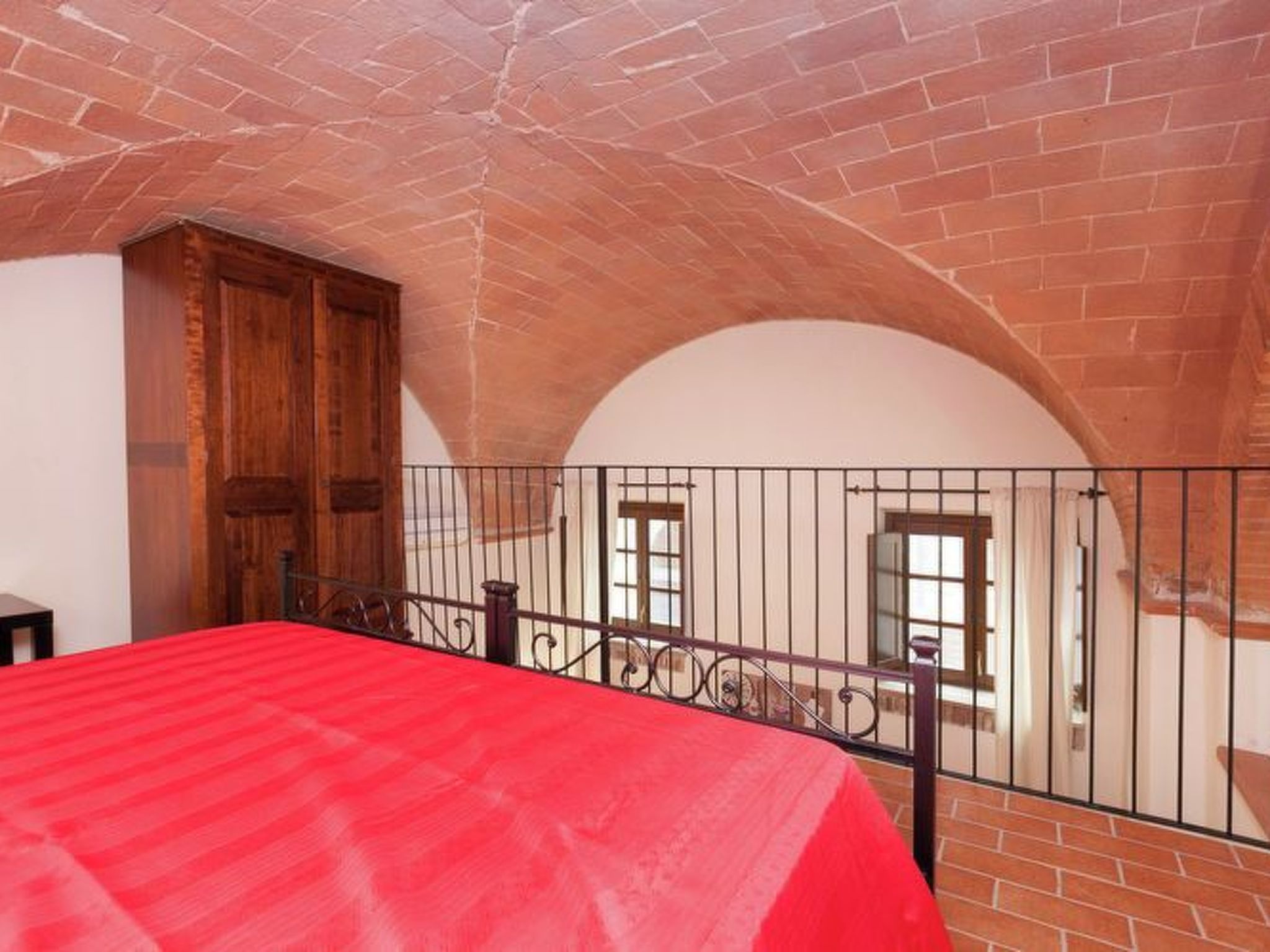 Apartment mit offenem Schlafboden und Garten-Dedans