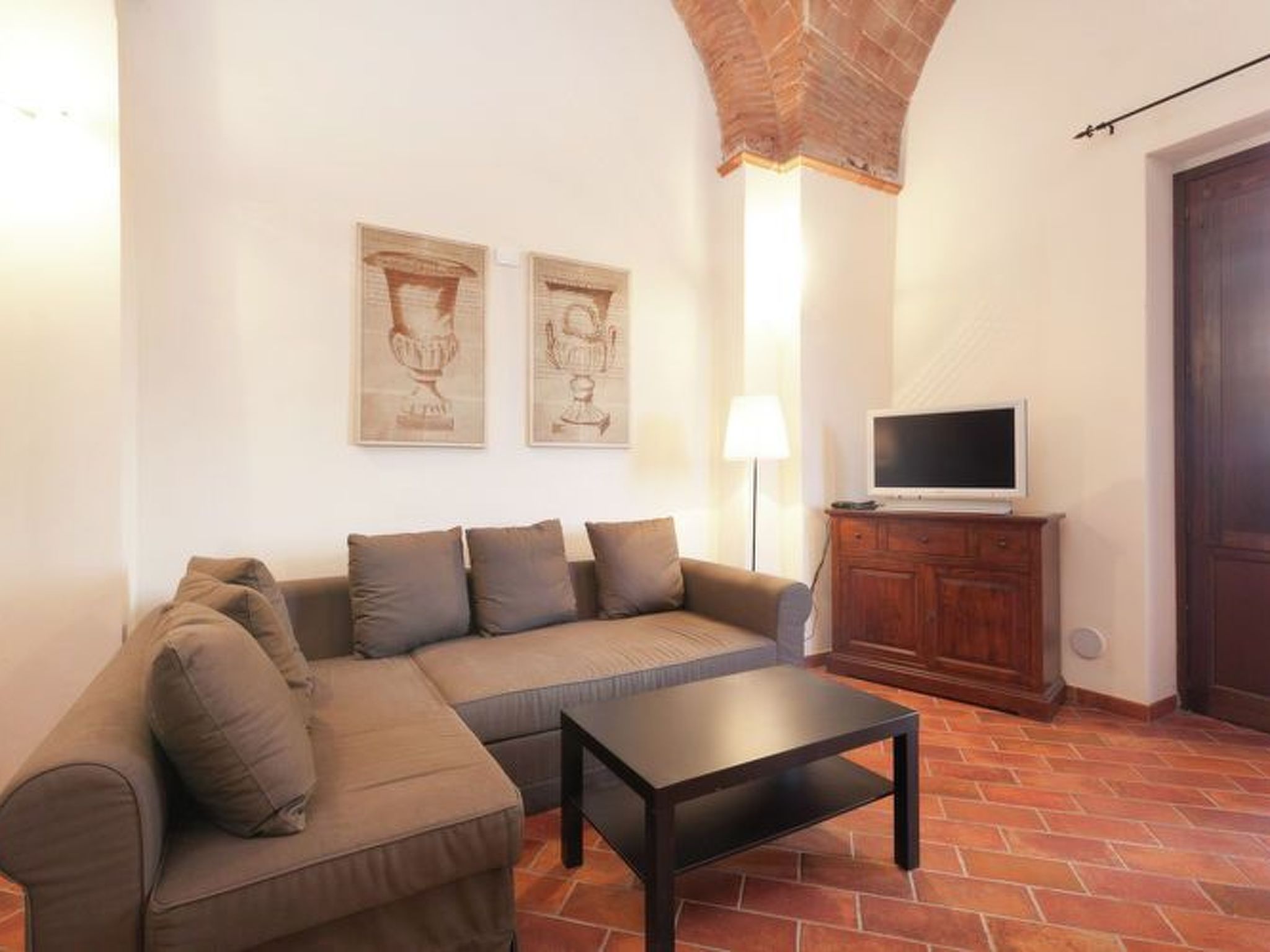 Apartment mit offenem Schlafboden und Garten-Dedans