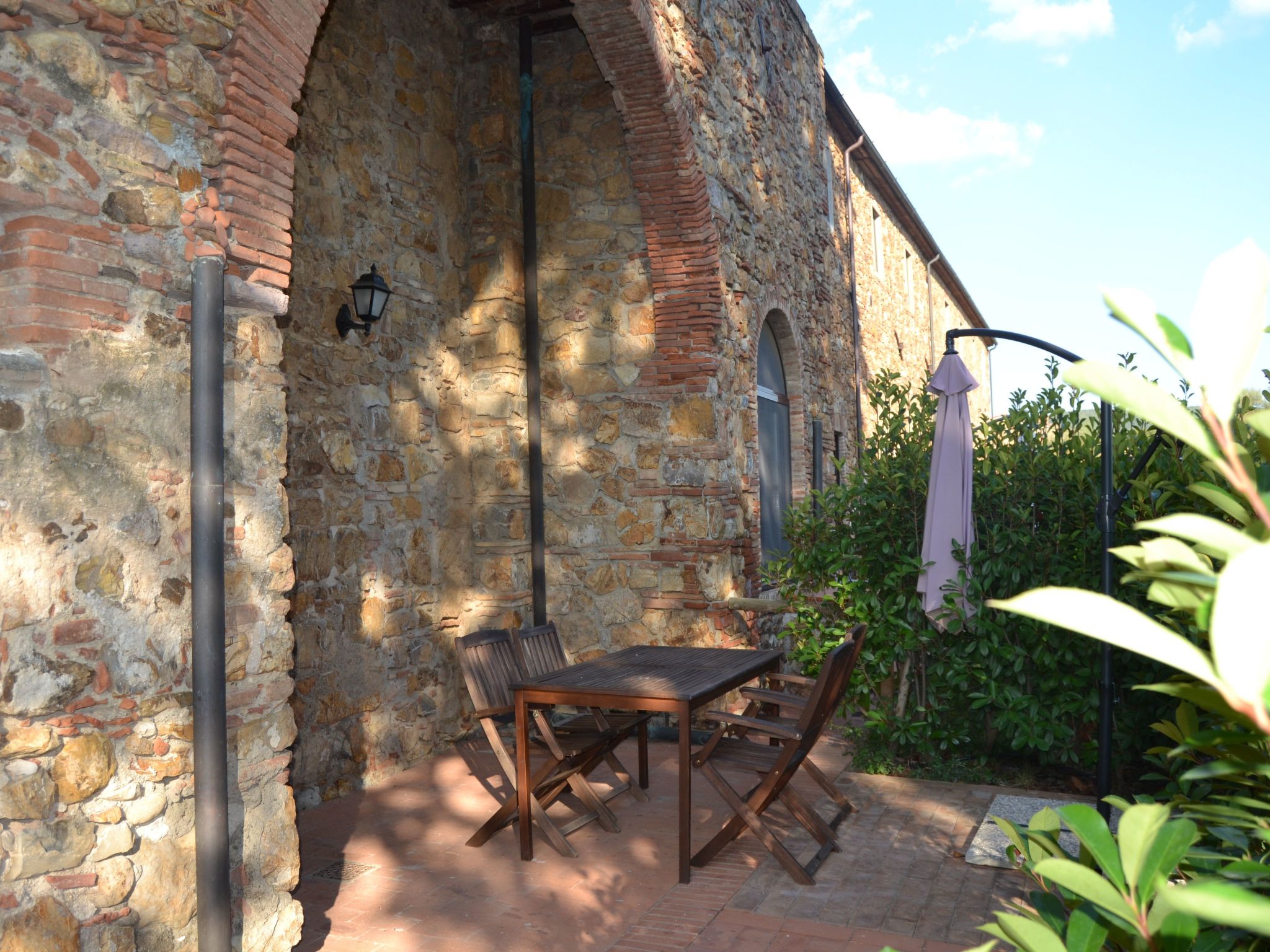 Apartment mit offenem Schlafboden und Garten-Dedans