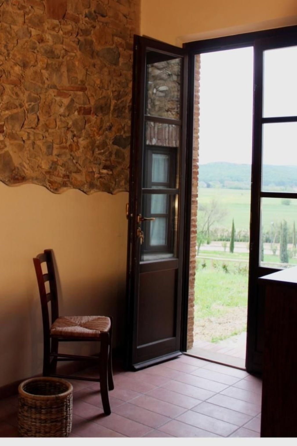 Apartment mit offenem Schlafboden und Garten-Dedans