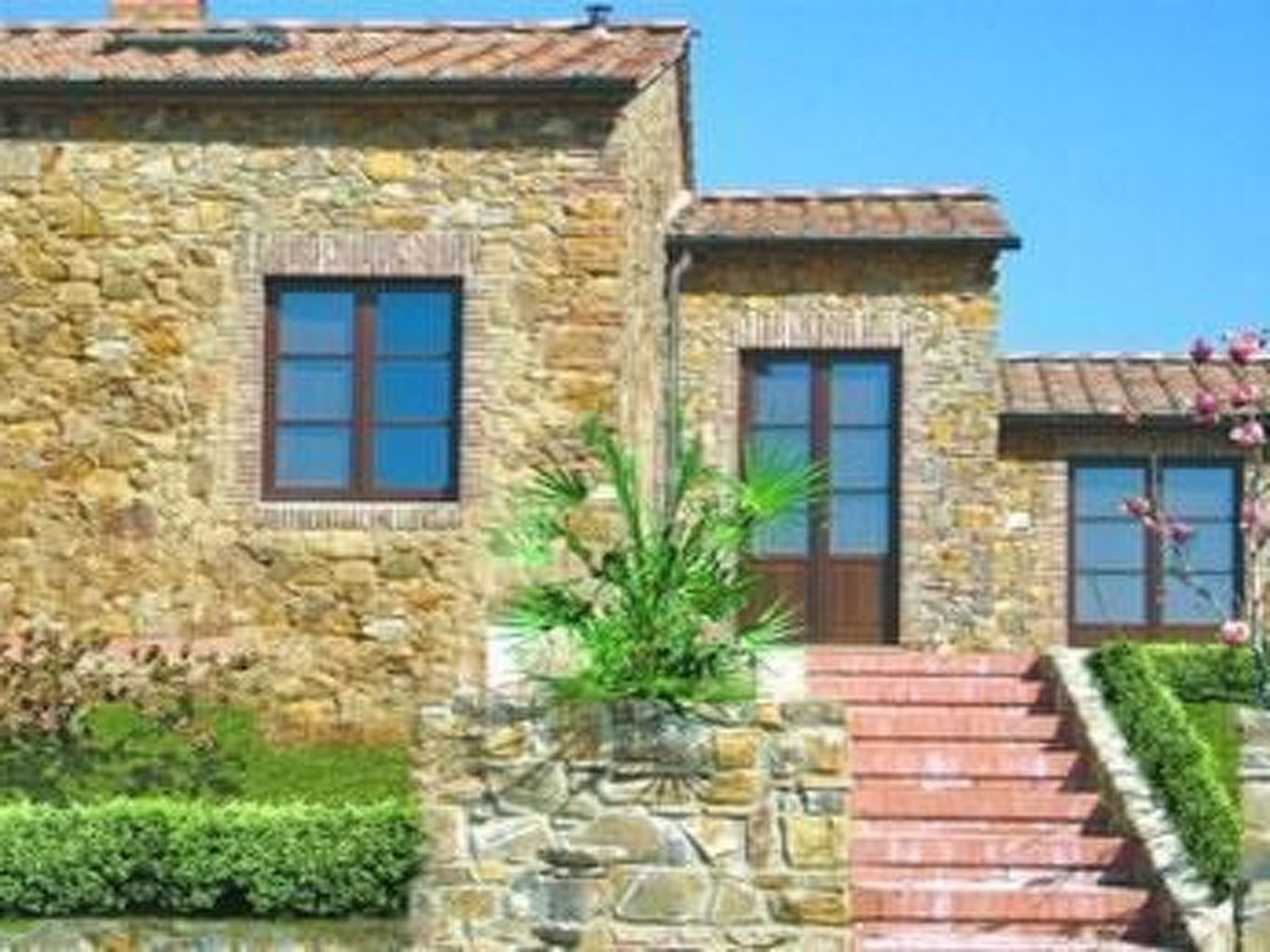 Apartment mit offenem Schlafboden und Garten-Dedans