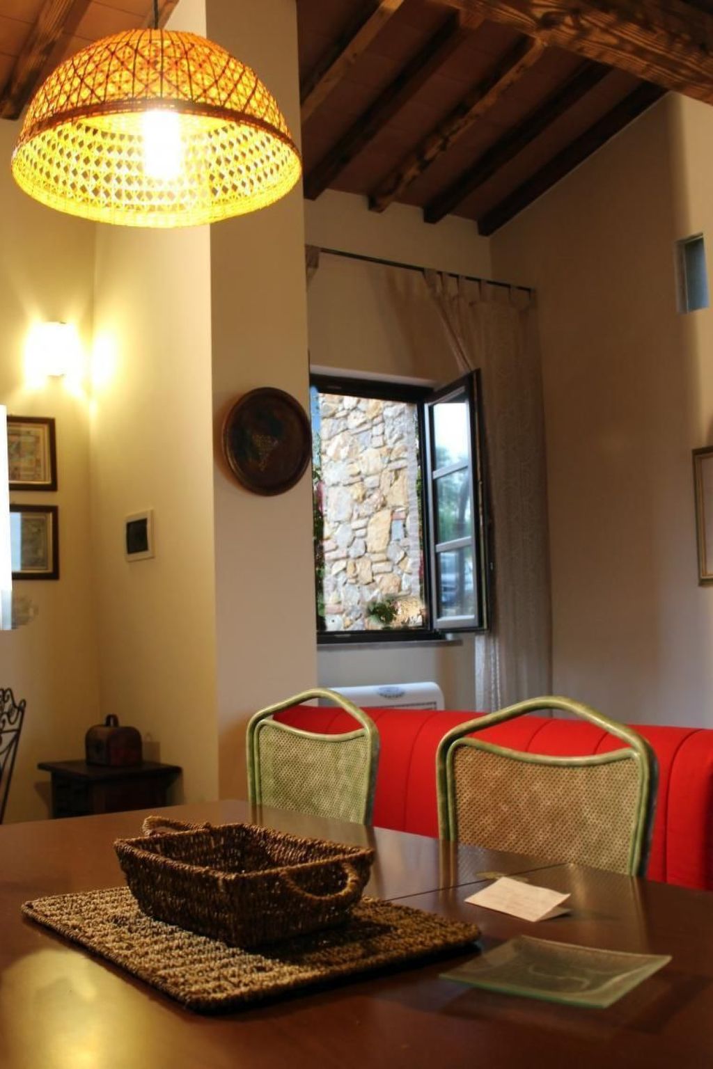 Apartment mit offenem Schlafboden und Garten-Dedans