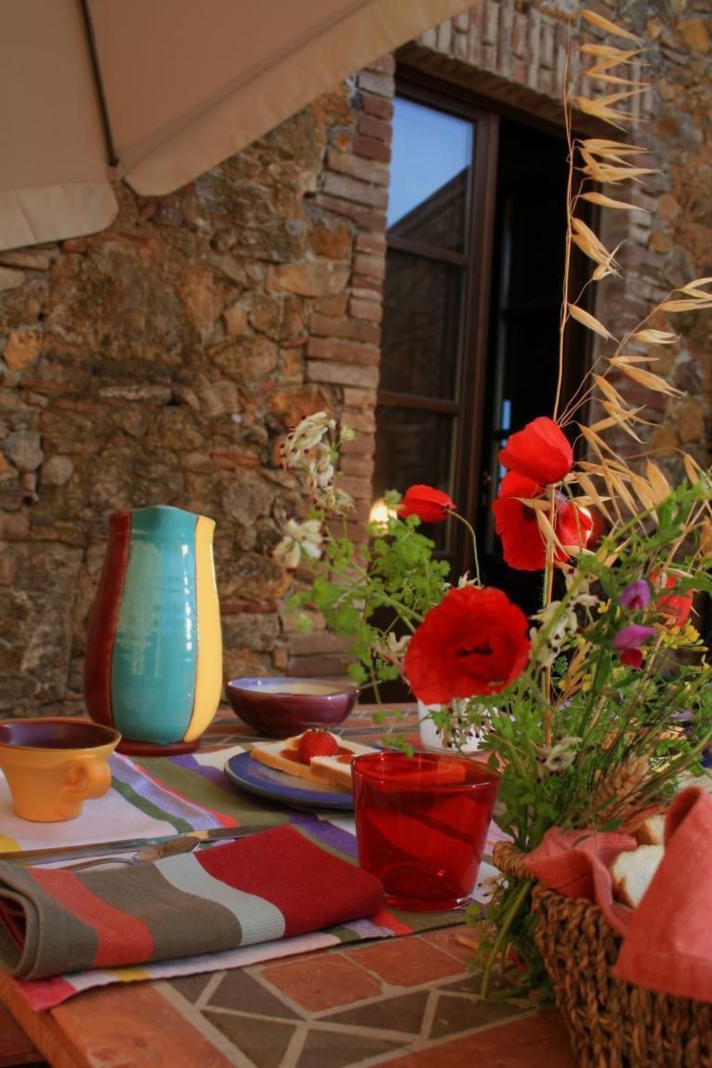 Apartment mit offenem Schlafboden und Garten-Dedans