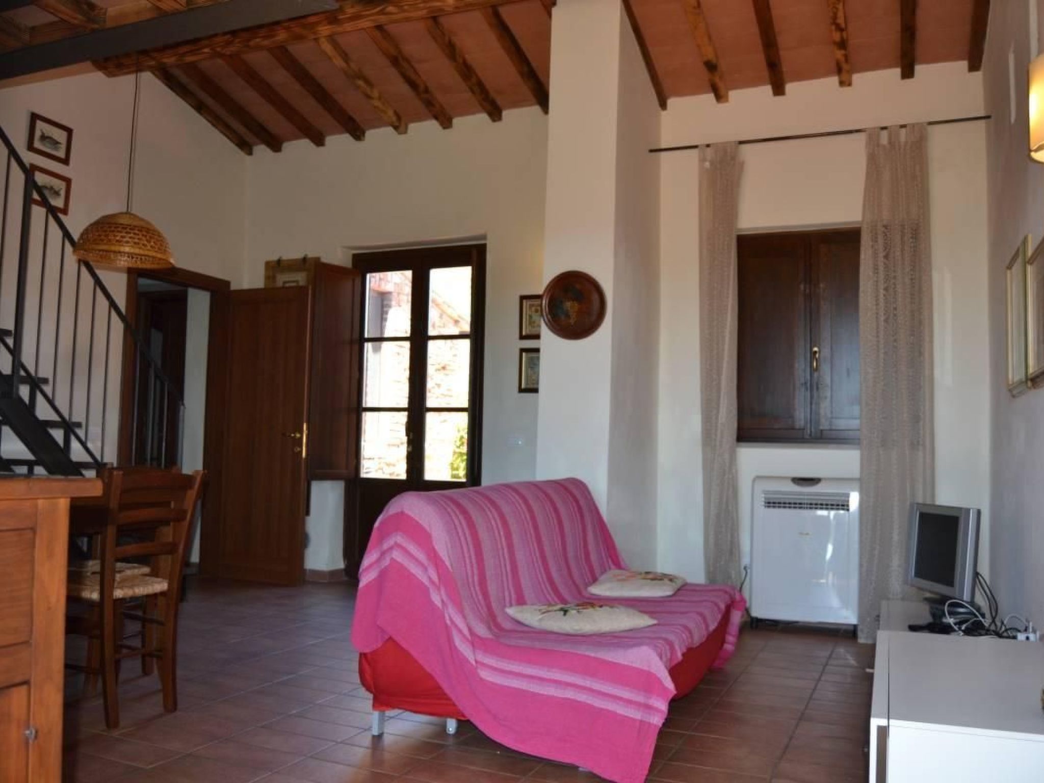 Apartment mit offenem Schlafboden und Garten-Dedans