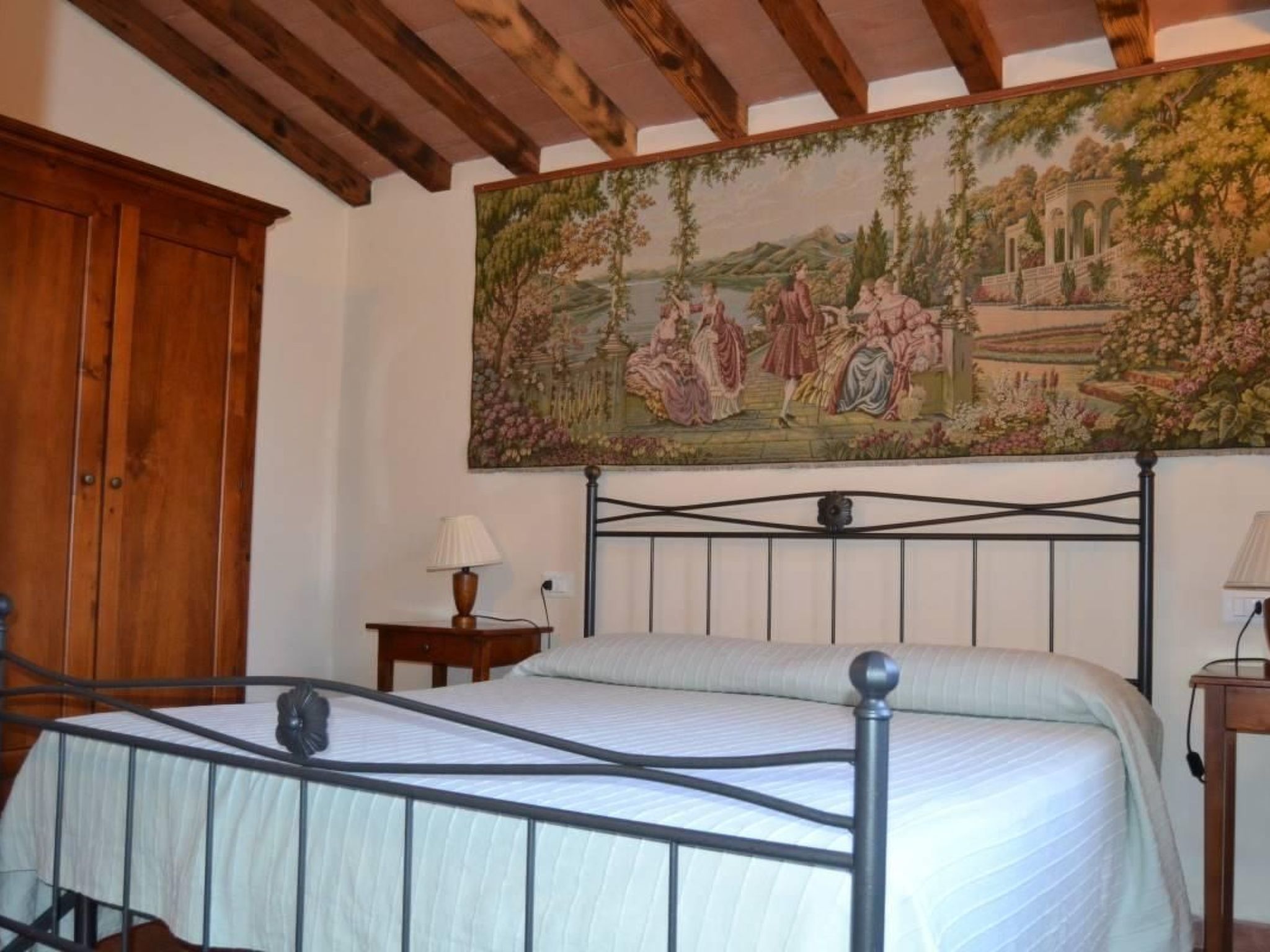 Apartment mit offenem Schlafboden und Garten-Dedans