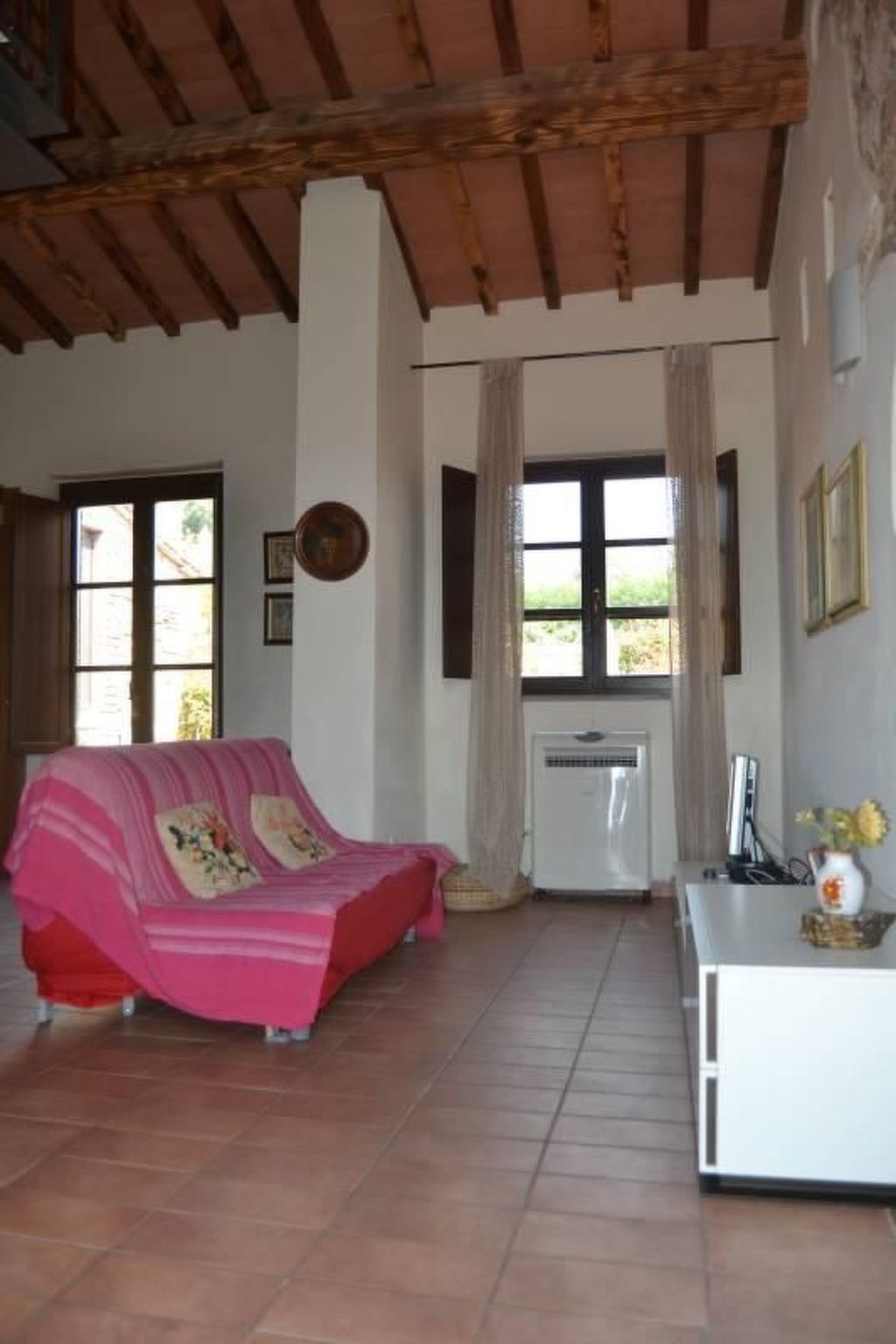 Apartment mit offenem Schlafboden und Garten-Dedans