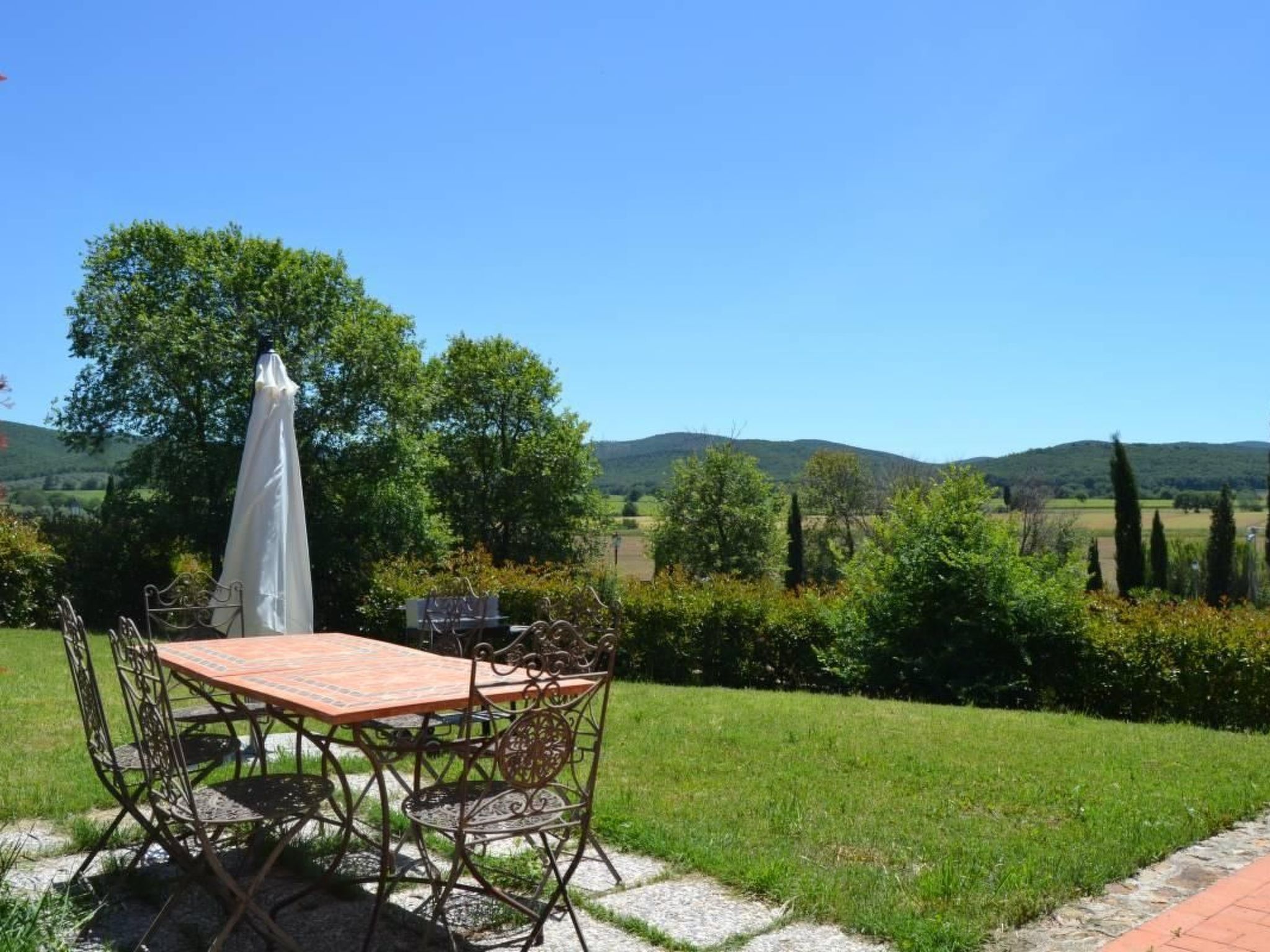 Apartment mit offenem Schlafboden und Garten-Dedans