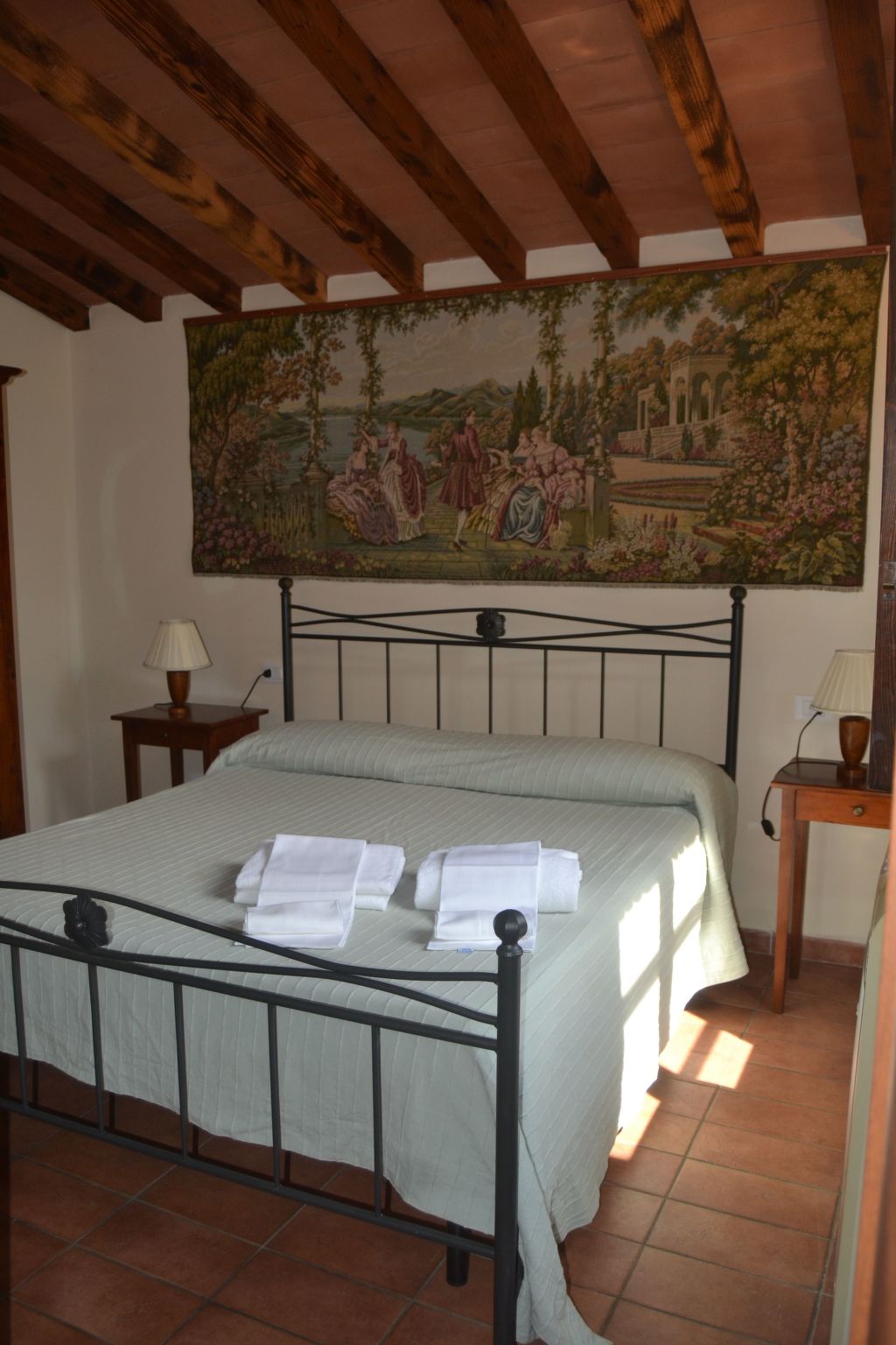 Apartment mit offenem Schlafboden und Garten-Dedans