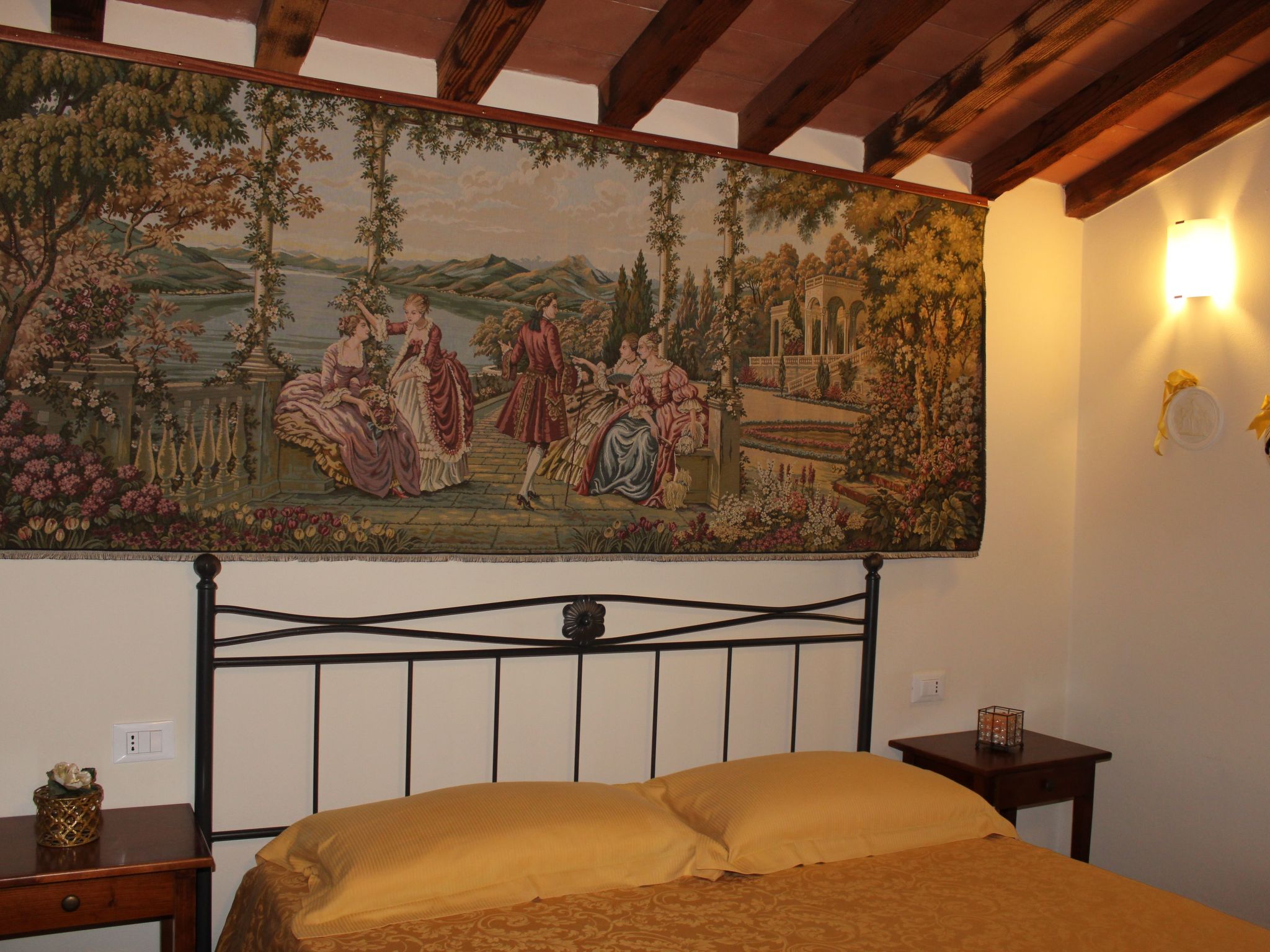 Apartment mit offenem Schlafboden und Garten-Dedans