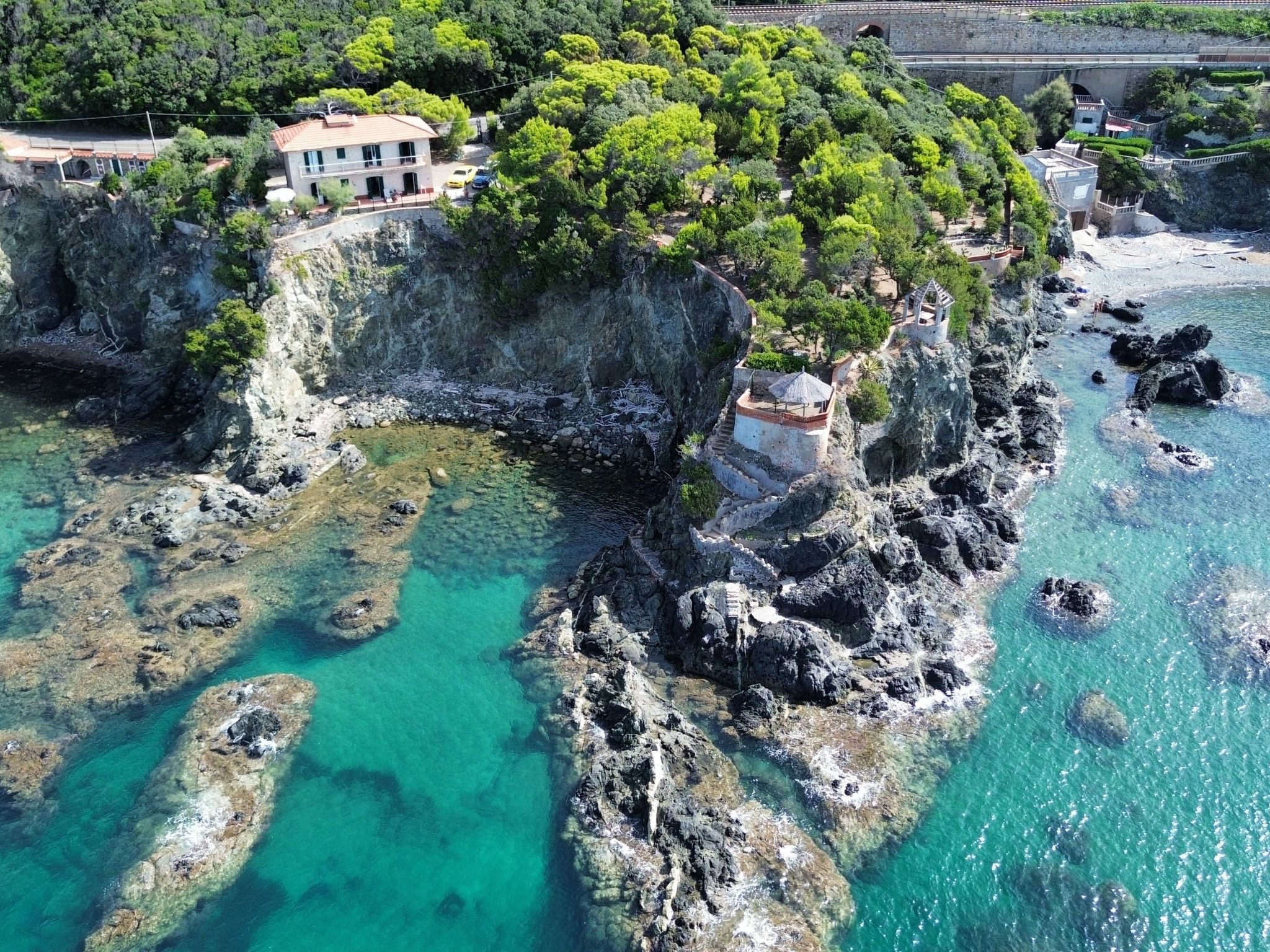 Vakantiehuis met omheinde tuin in Rosignano Marittimo (Italië) 1 hond is welkom