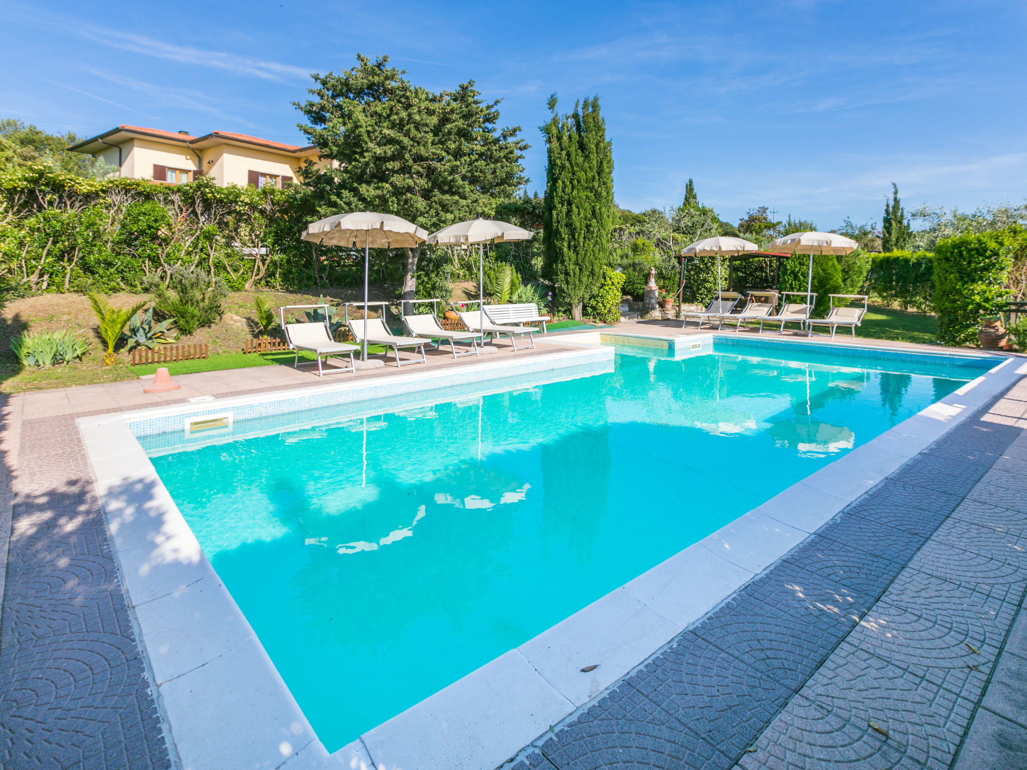 Vakantiehuis met privé zwembad in Rosignano Marittimo (Italië) voor 10 personen