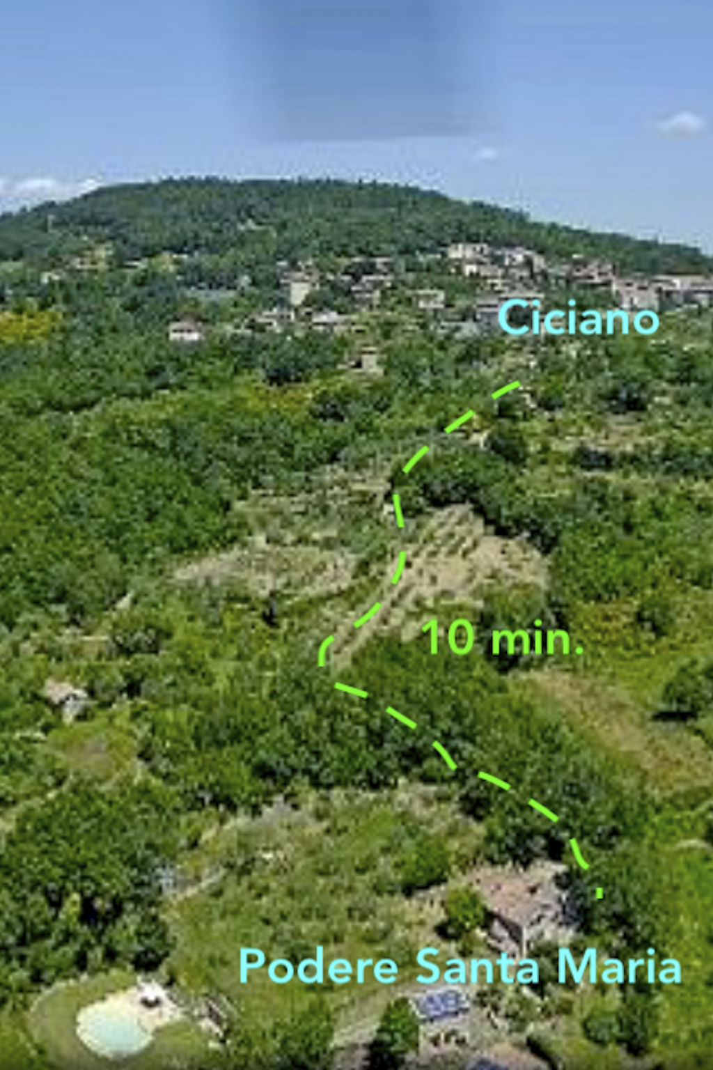 Charmantes Ferienhaus in Ciciano mit Grill, Garten und gemeinsamem Pool und Pan-Image-tags.info