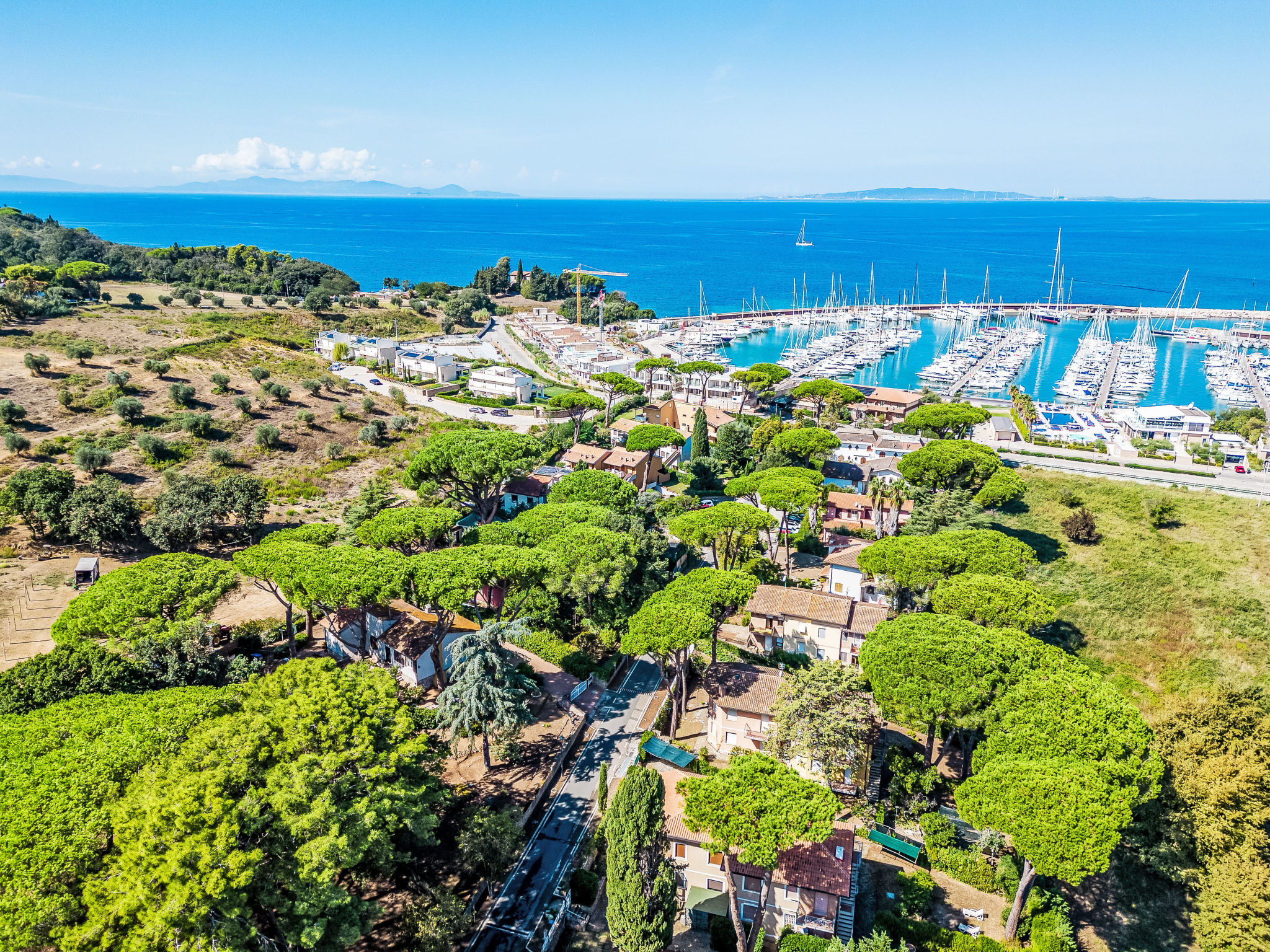 Ferienhaus mit umzäuntem Garten in Scarlino (Italien) und 1 Hund erlaubt