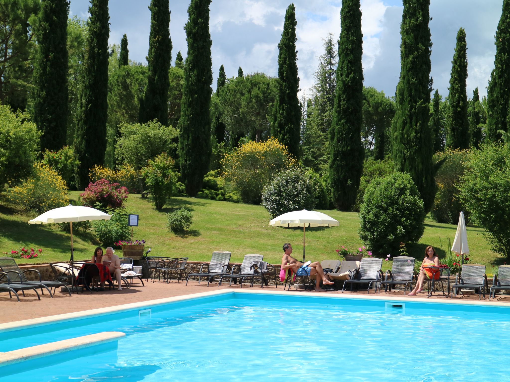 Wohnung in Sarteano mit Privatparkplatz