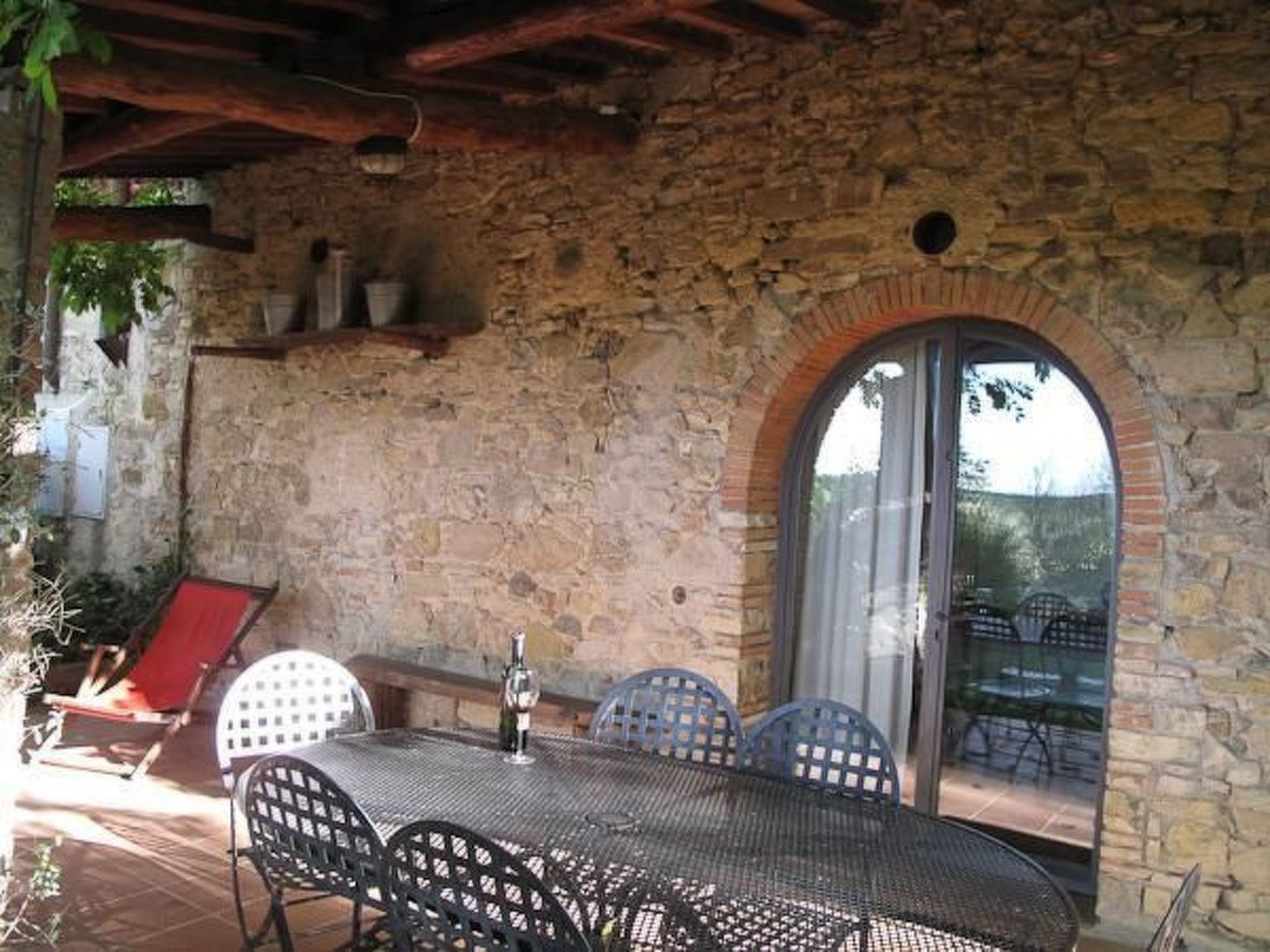 Gemütliche blaue Wohnung mit Garten-Binnen