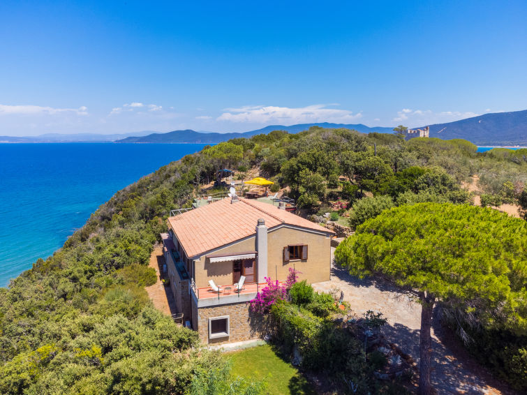10-persoons villa met zeezicht in Punta Ala in Punta Ala