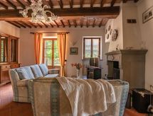 Wijnhuis Le Caselle: Ruim Toscaans familieverblijf met privézwembad bij Arezzo - thumbnail 5