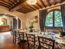 Wijnhuis Le Caselle: Ruim Toscaans familieverblijf met privézwembad bij Arezzo - thumbnail 6