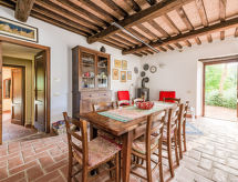 Rustiek vakantiehuis La Valle op Toscaanse heuvel bij Vetulonia, 6 personen - thumbnail 5