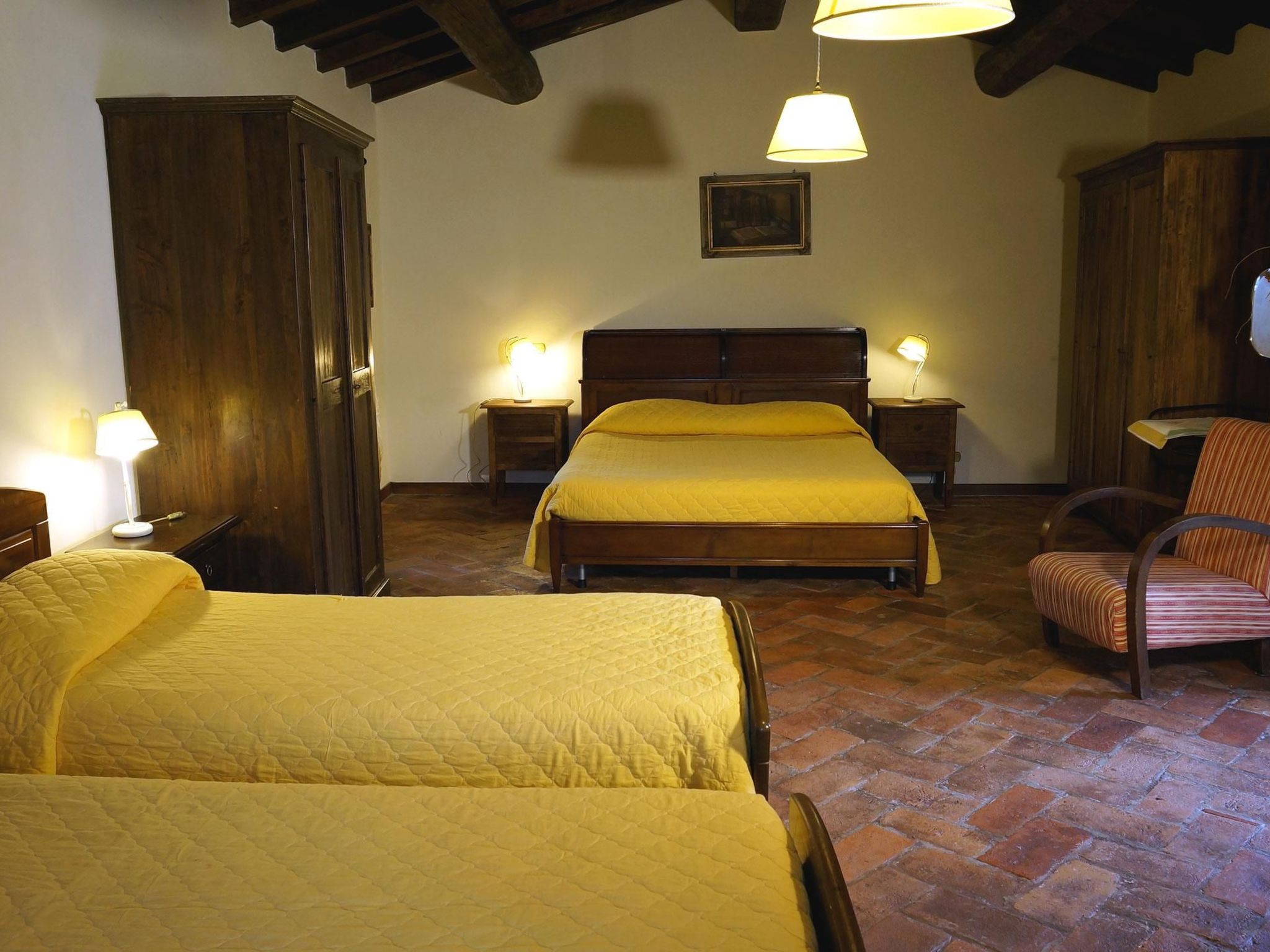 Geranei Haus mit Schwimmbad zwischen Florenz und Arezzo-Binnen