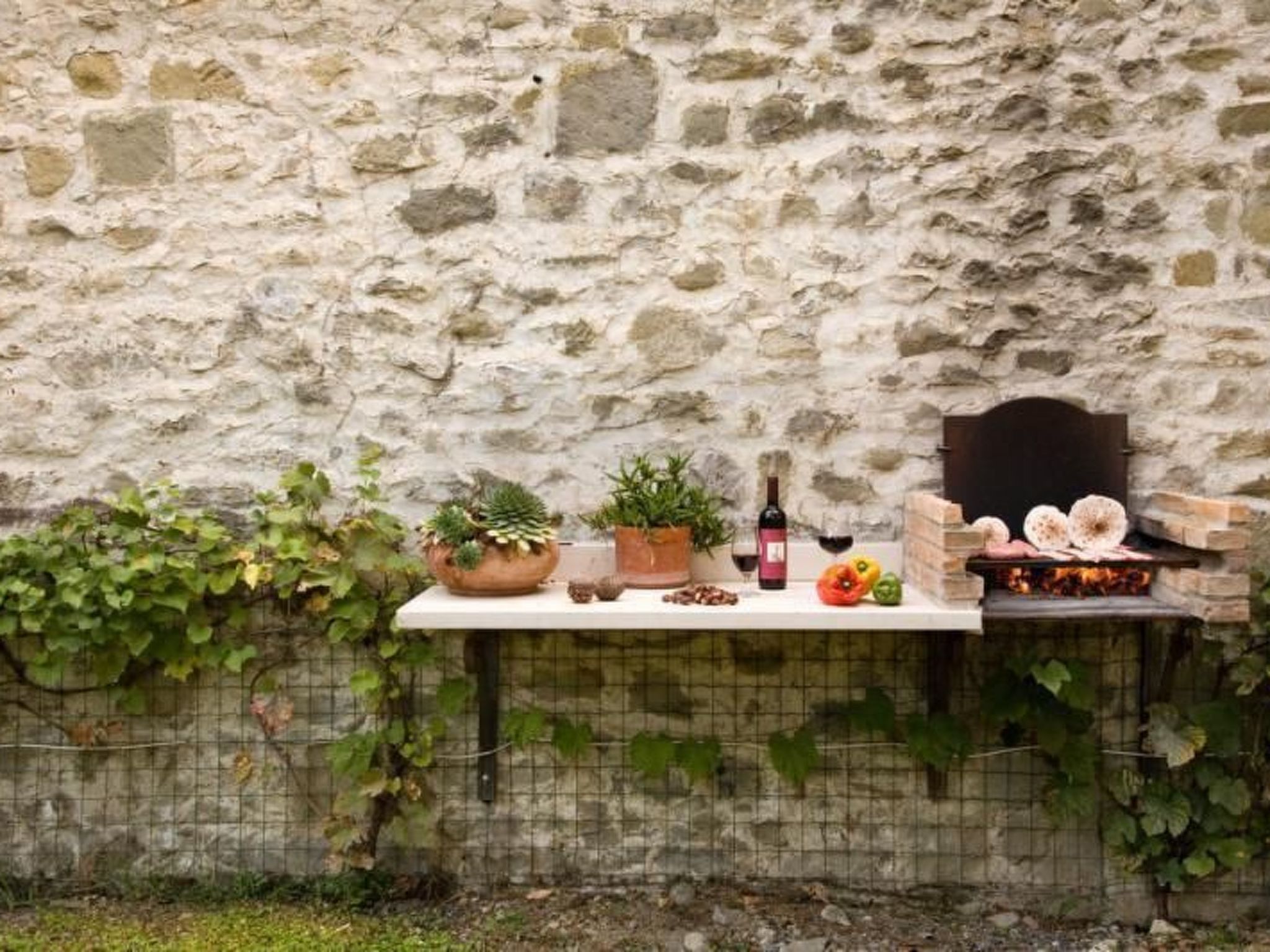 Gemütliches Steinhaus La Casetta-Binnen