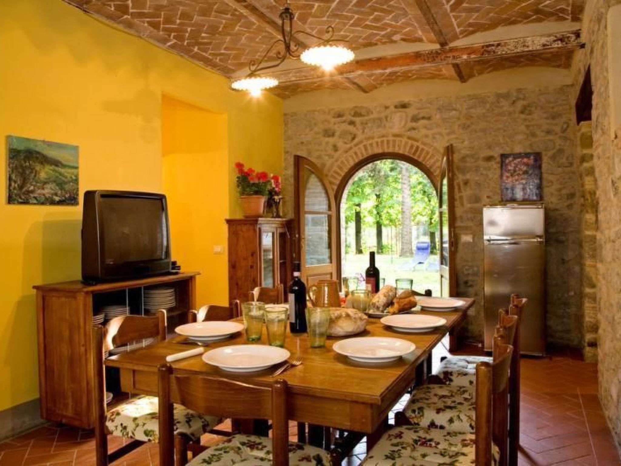 Gemütliches Steinhaus La Casetta-Binnen