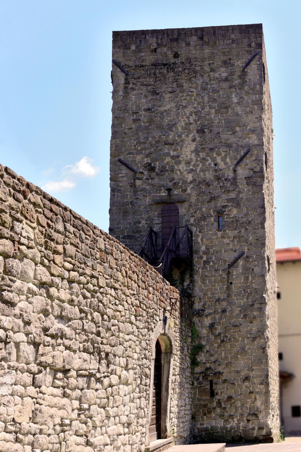 Medieval Tower mit Whirlpool auf der Dachterrasse-Binnen