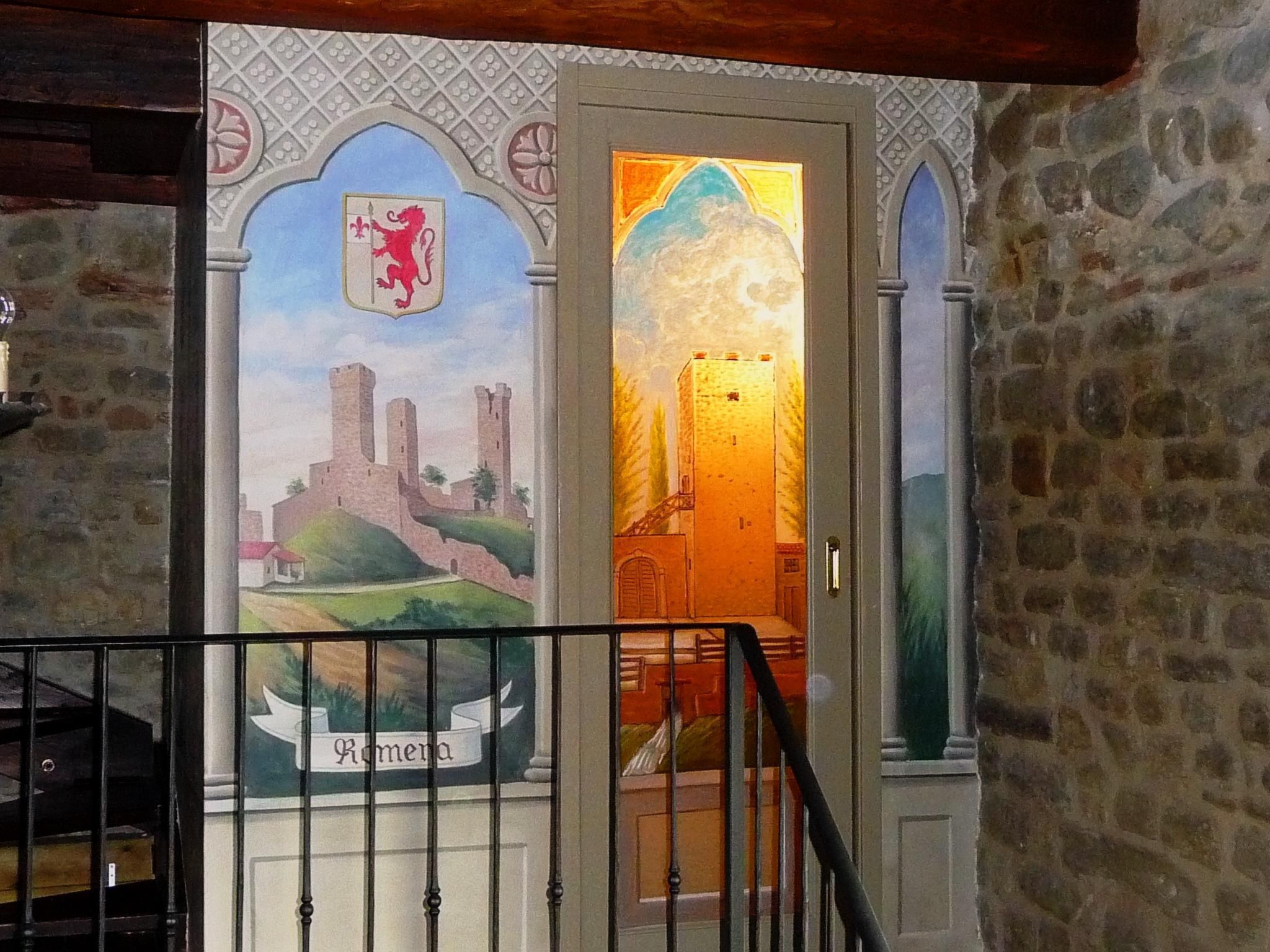 Medieval Tower mit Whirlpool auf der Dachterrasse-Binnen