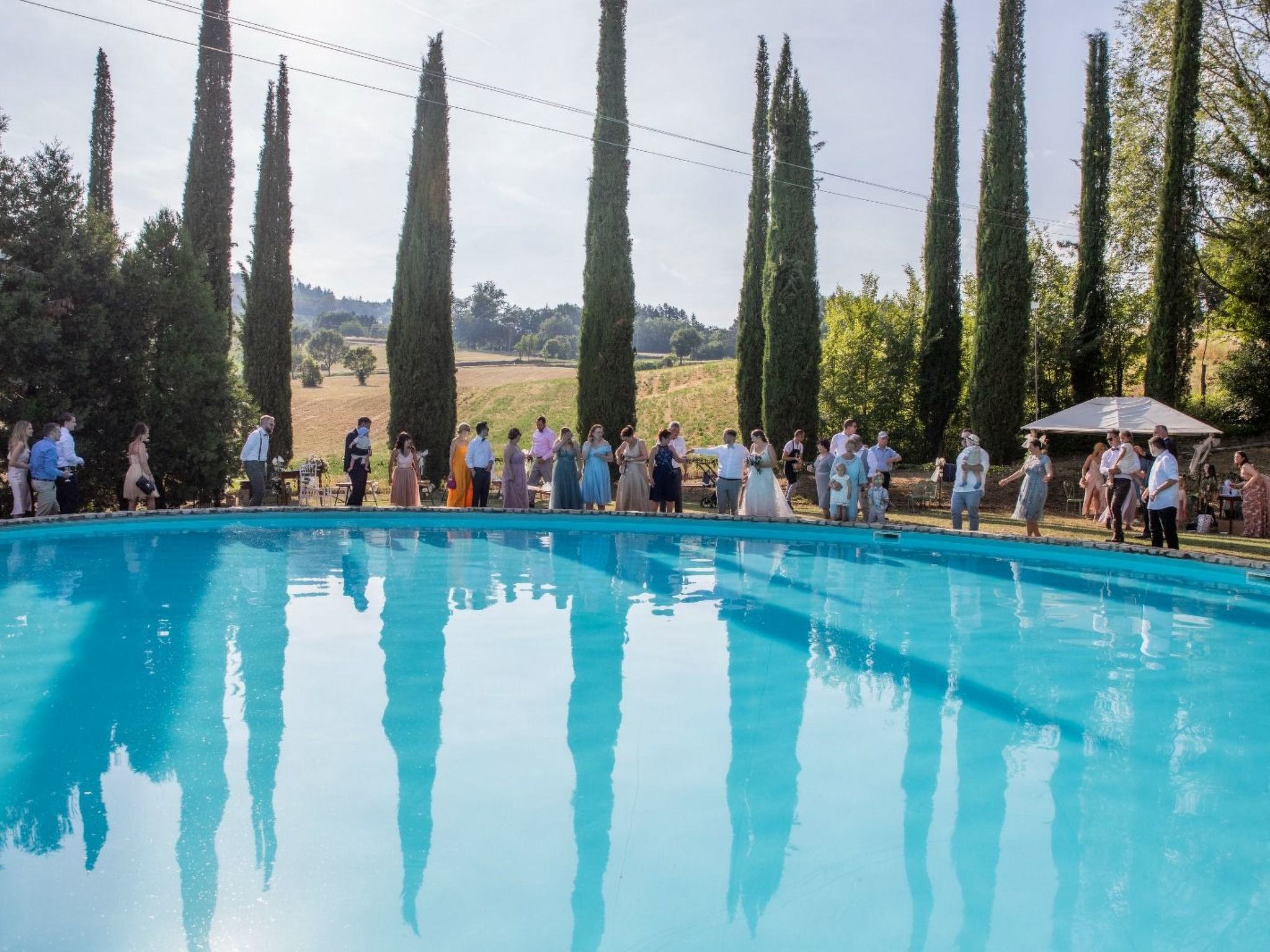 Villa Benfenati genialer Pool, Hochzeit, ganzer Zaun-Drinnen