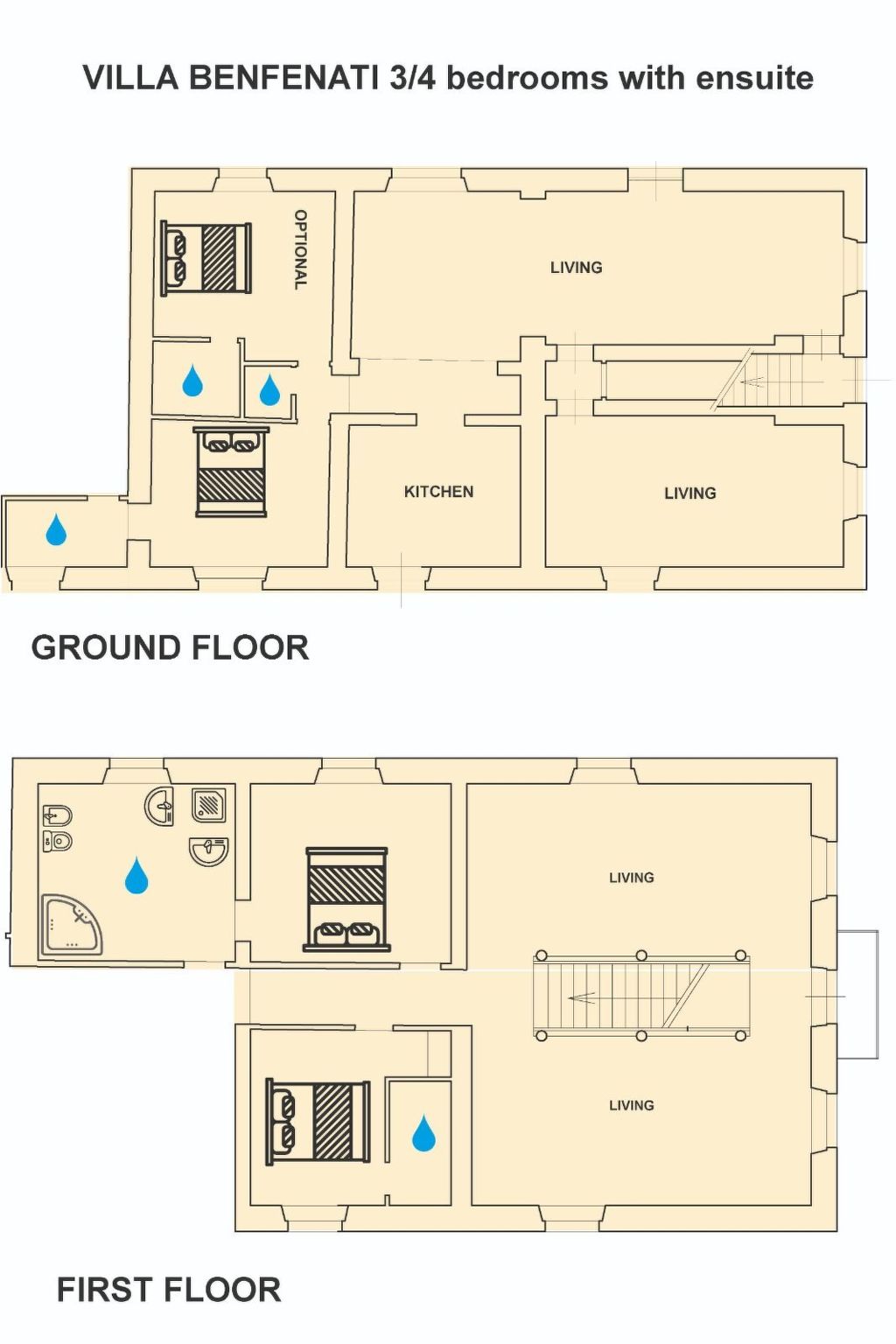 Freistehendes Ferienhaus Villa Borgatti-Dedans