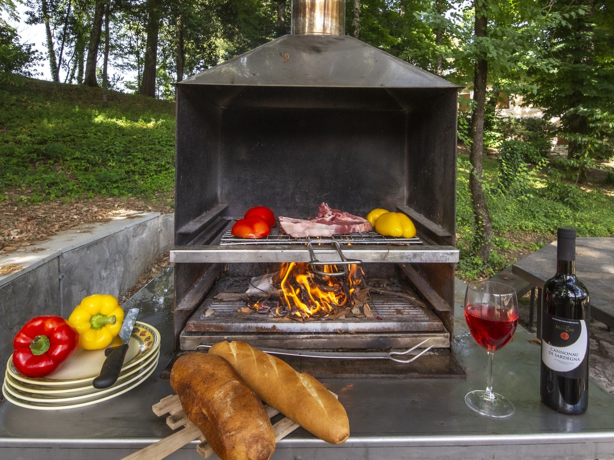 Freistehendes Ferienhaus Villa Borgatti-Dedans