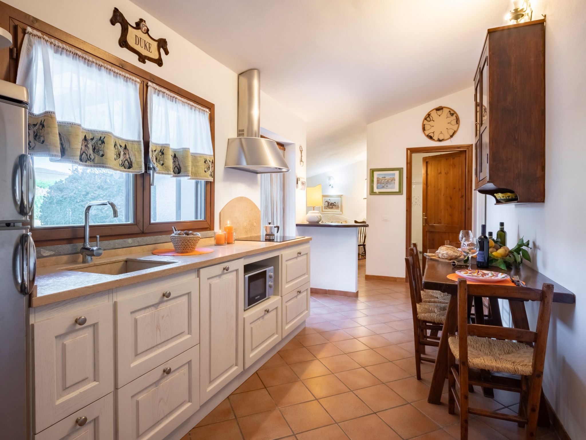 Zweizimmerwohnung für 3 Personen in einem Bauernhaus mit Schwimmbad