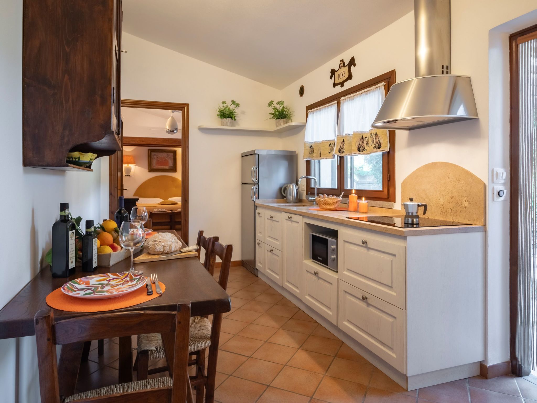 Zweizimmerwohnung für 3 Personen in einem Bauernhaus mit Schwimmbad-Binnen