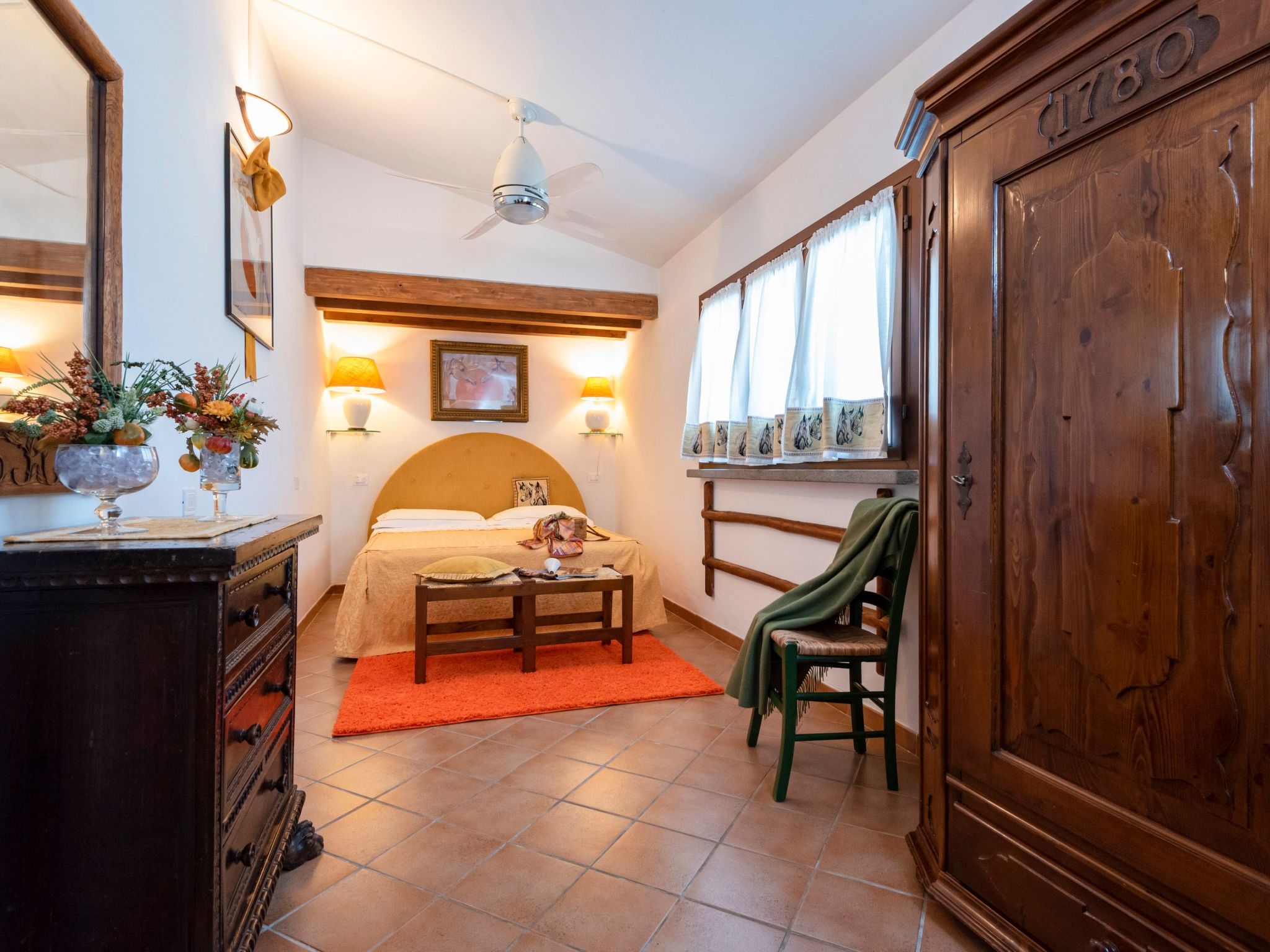 Zweizimmerwohnung für 3 Personen in einem Bauernhaus mit Schwimmbad-Binnen