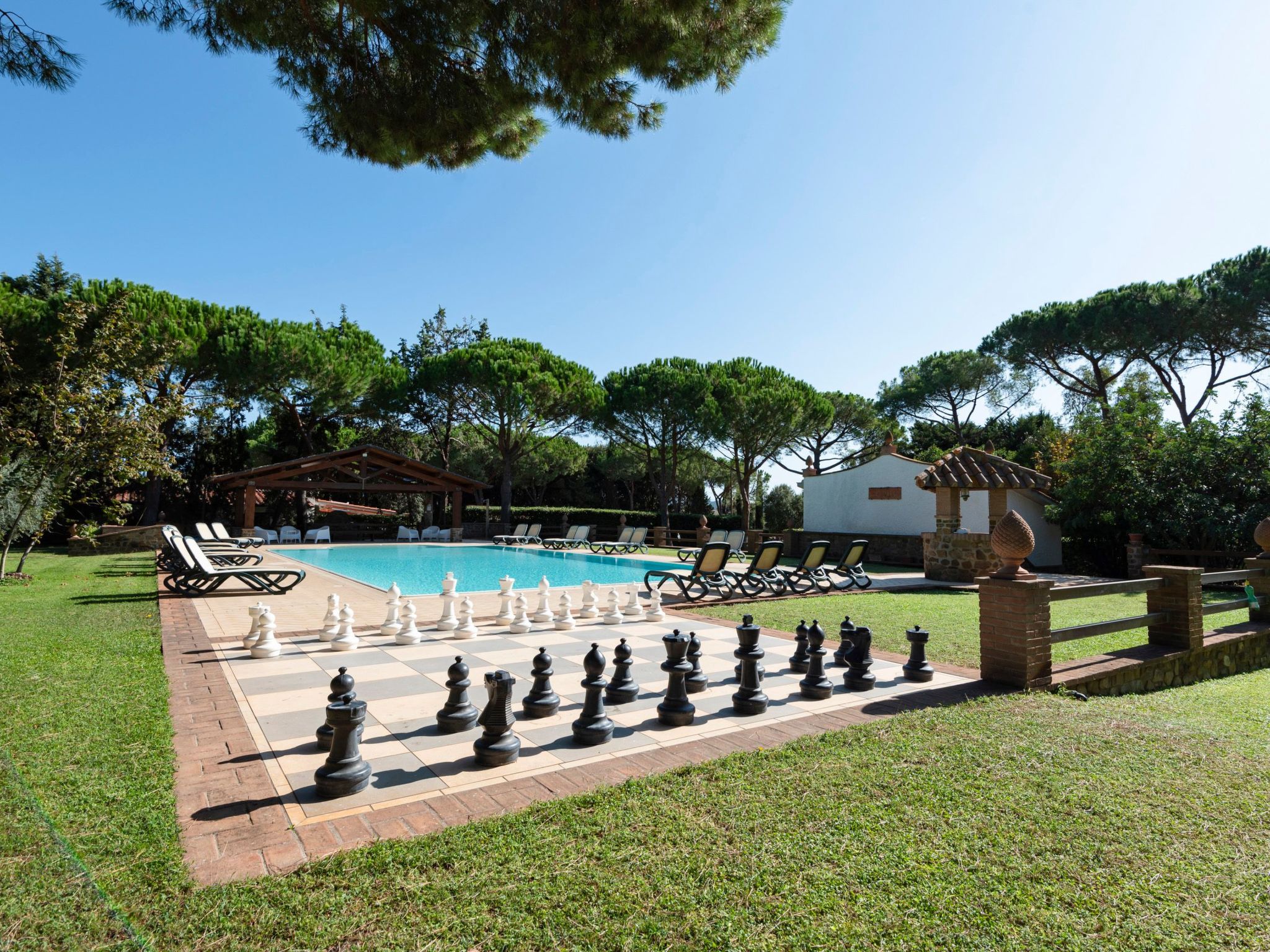 Zweizimmerwohnung für 3 Personen in einem Bauernhaus mit Schwimmbad-Binnen