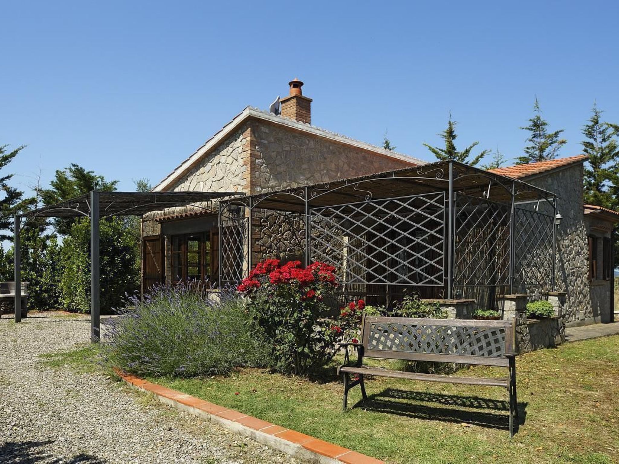 Vakantiehuis met omheinde tuin in Cinigiano (Italië) 1 hond is welkom