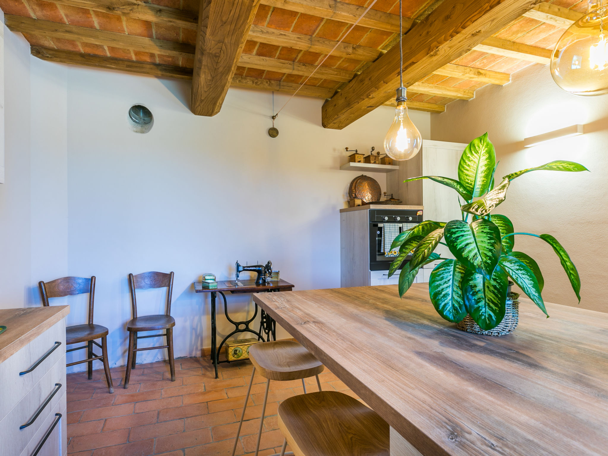 Maison Podere San Fermo – Cuisine et coin repas, photo 17 sur 46