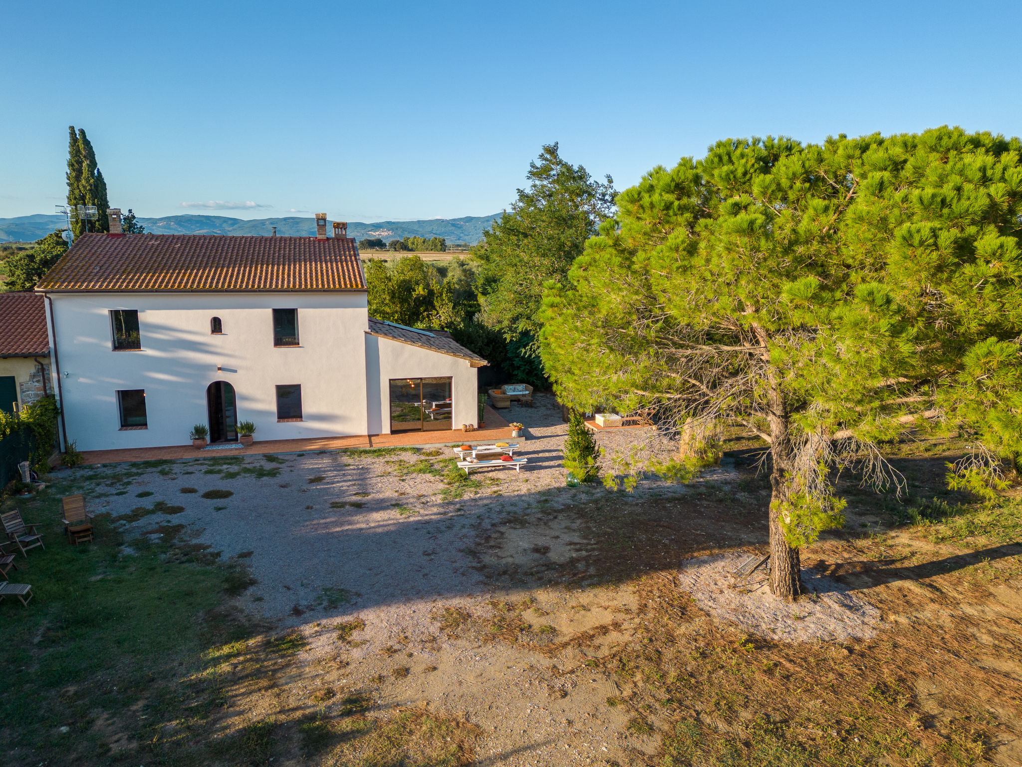 Maison Podere San Fermo – Vue aérienne, photo 44 sur 46