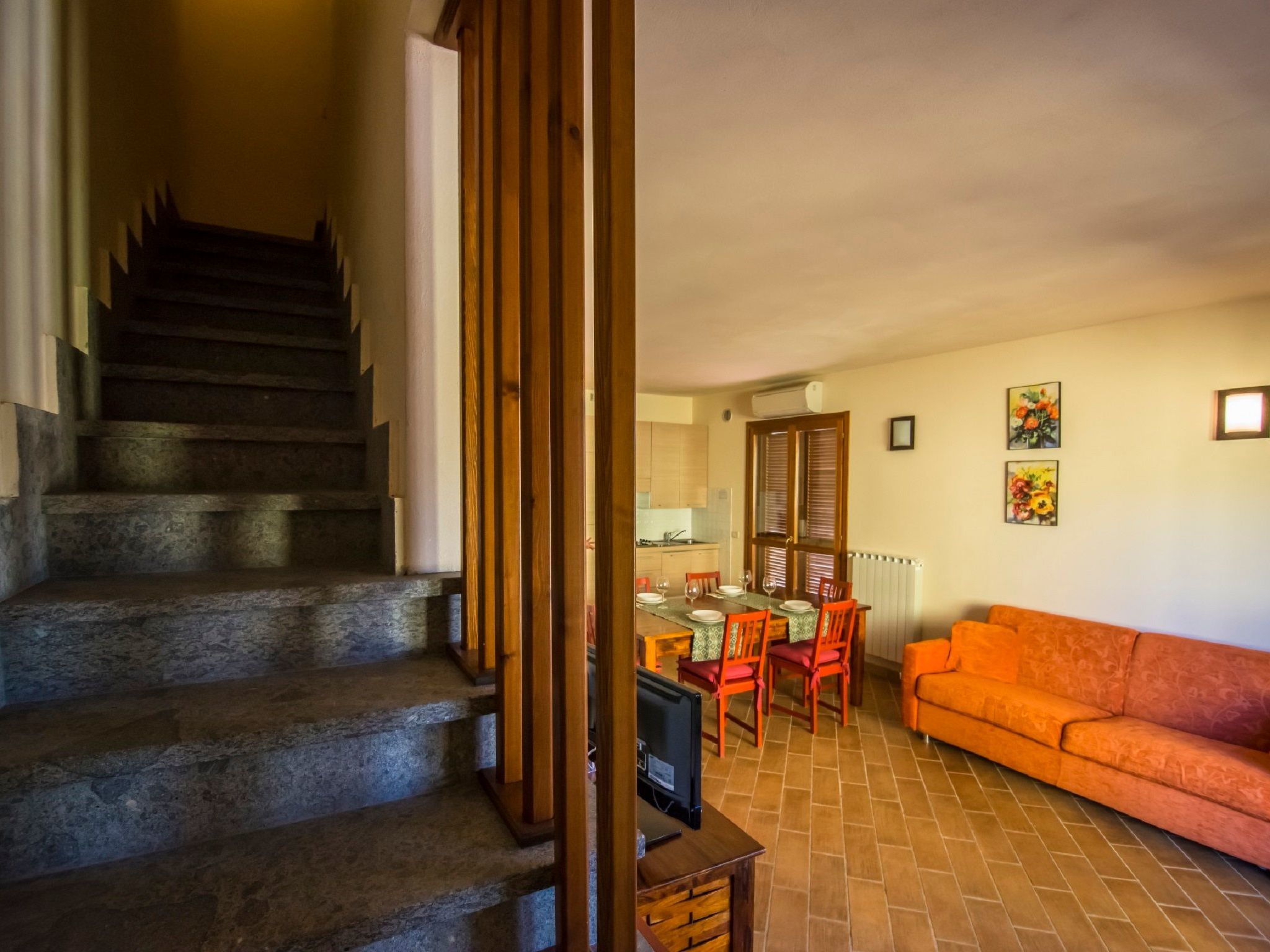 Wohnung in Alberese mit Panoramaterrasse-Binnen