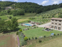 Landhuis La Dama: Rustieke vrijstaande villa nabij Cortona met privézwembad - thumbnail 3