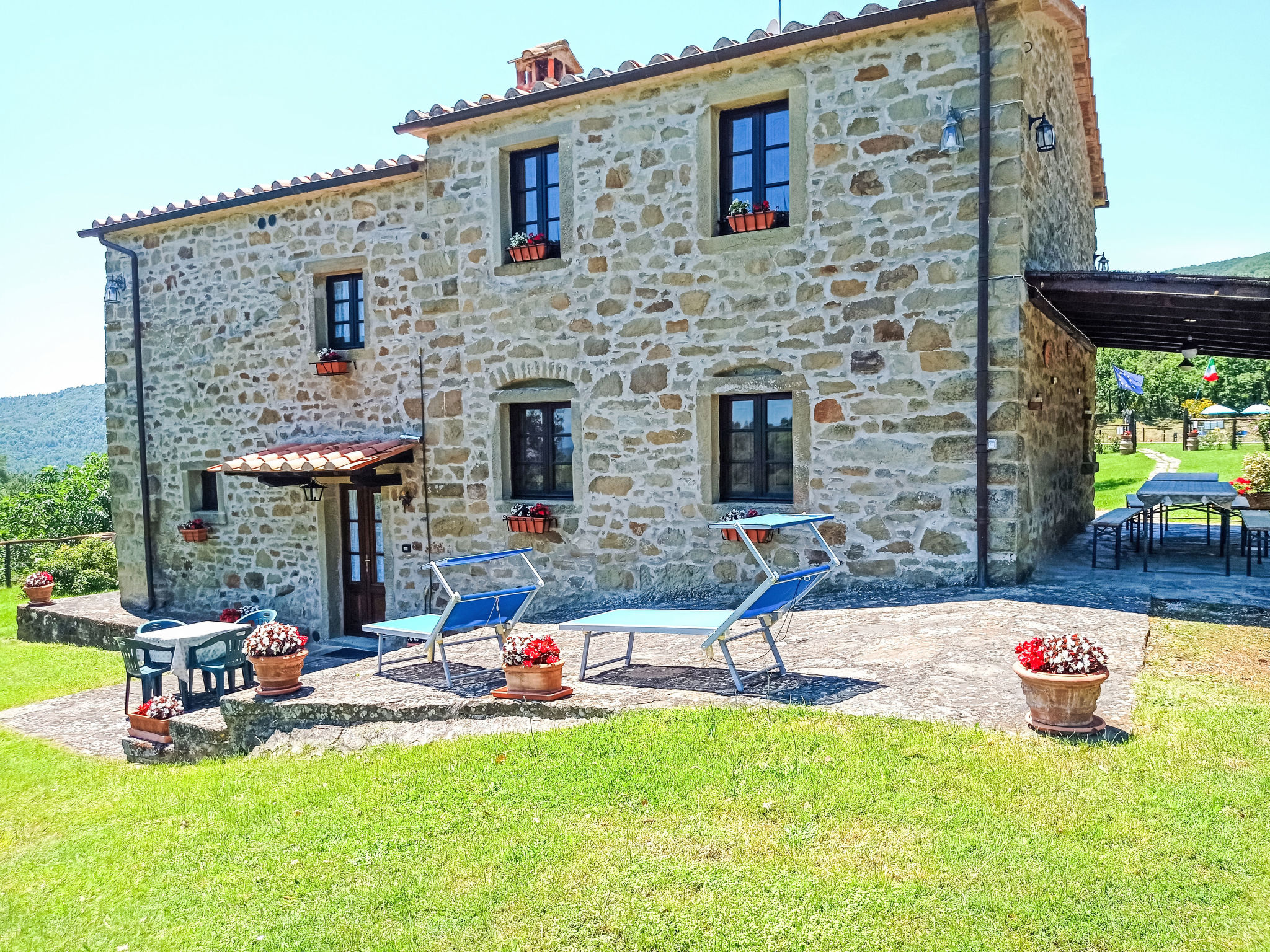 Vakantiehuis met privé zwembad in Cortona (Italië) voor 8 personen