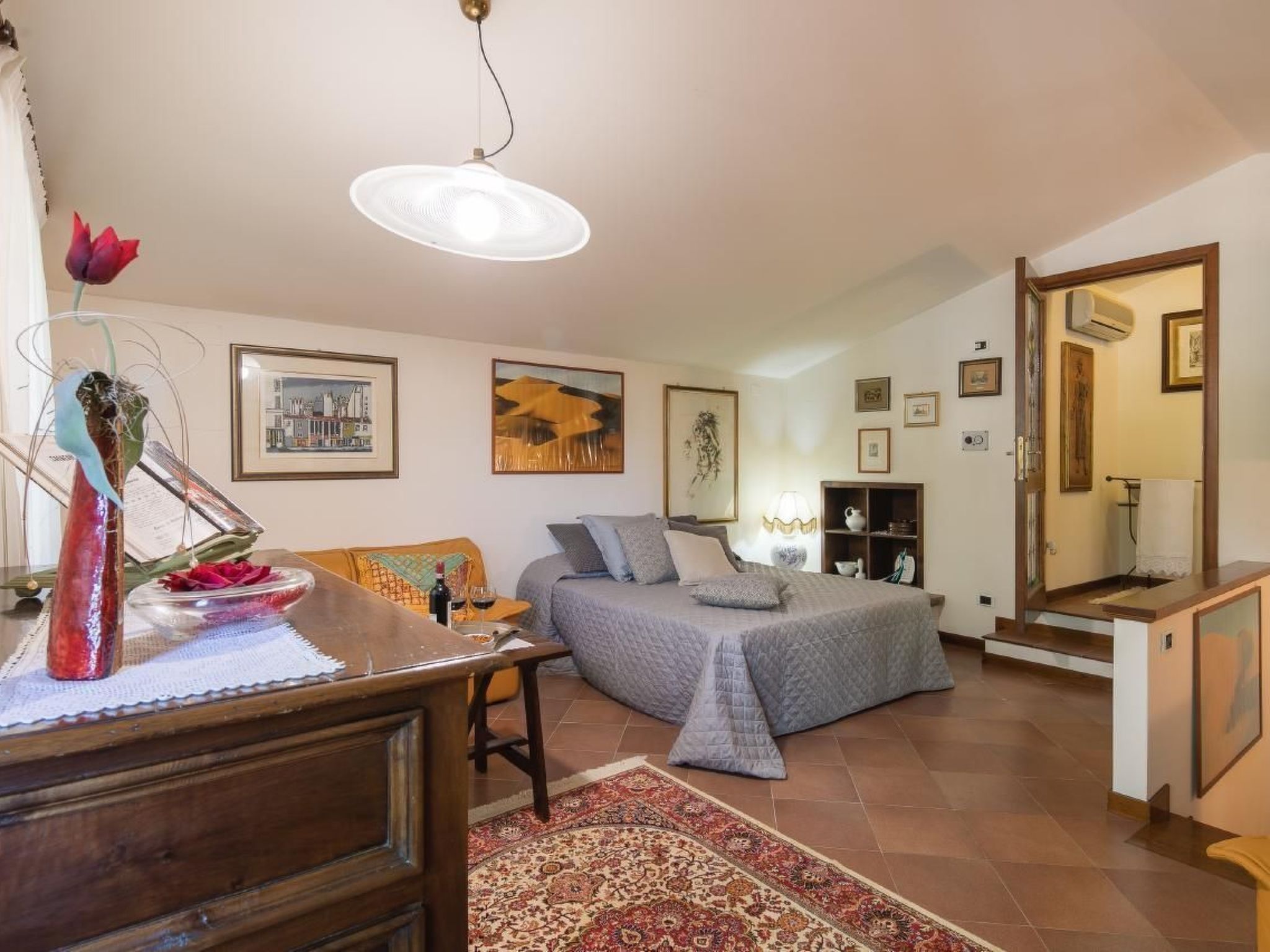 Schönes Appartement in Orzale mit Garten, Grill und Terrasse-Binnen