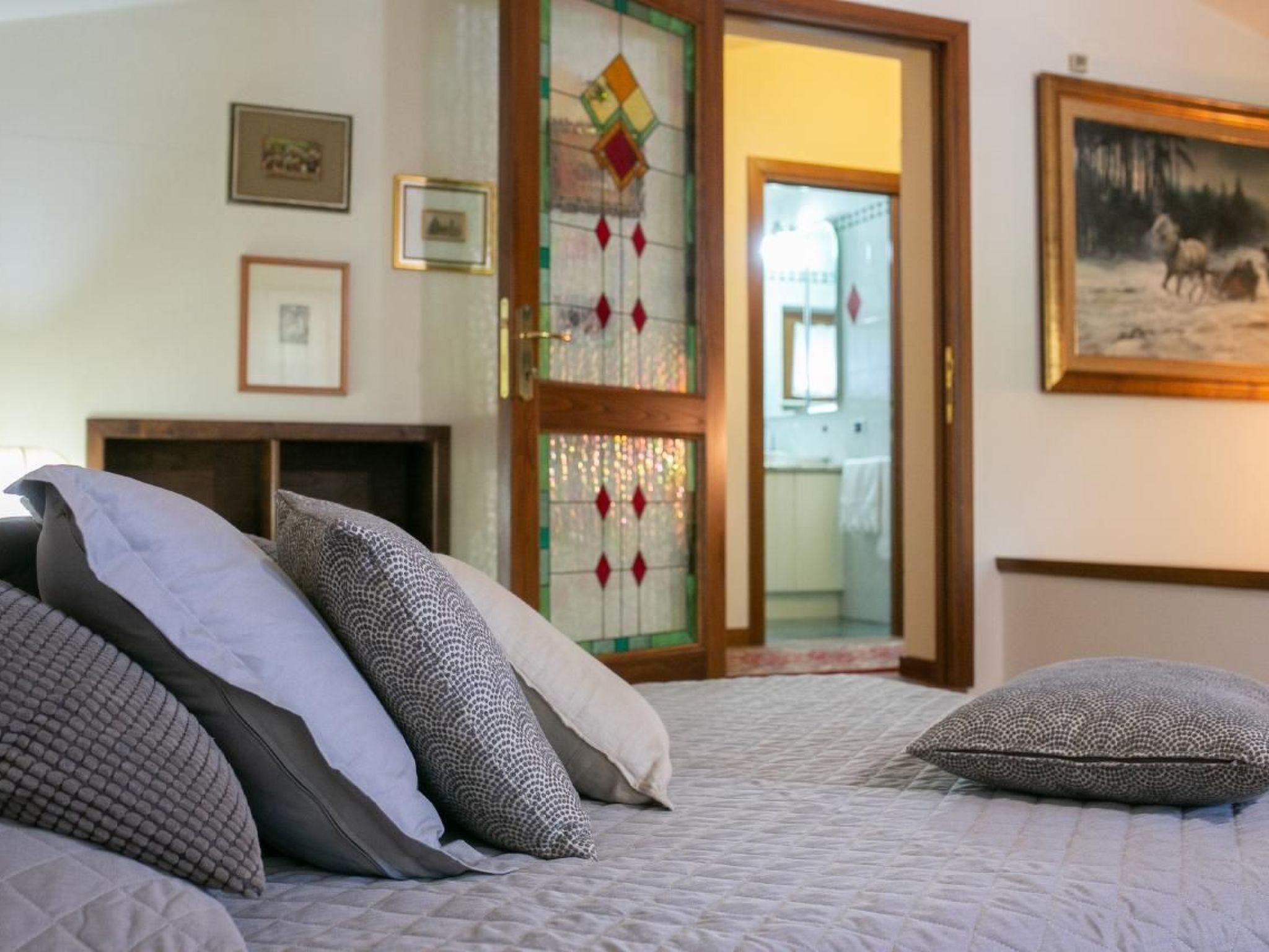 Schönes Appartement in Orzale mit Garten, Grill und Terrasse-Binnen