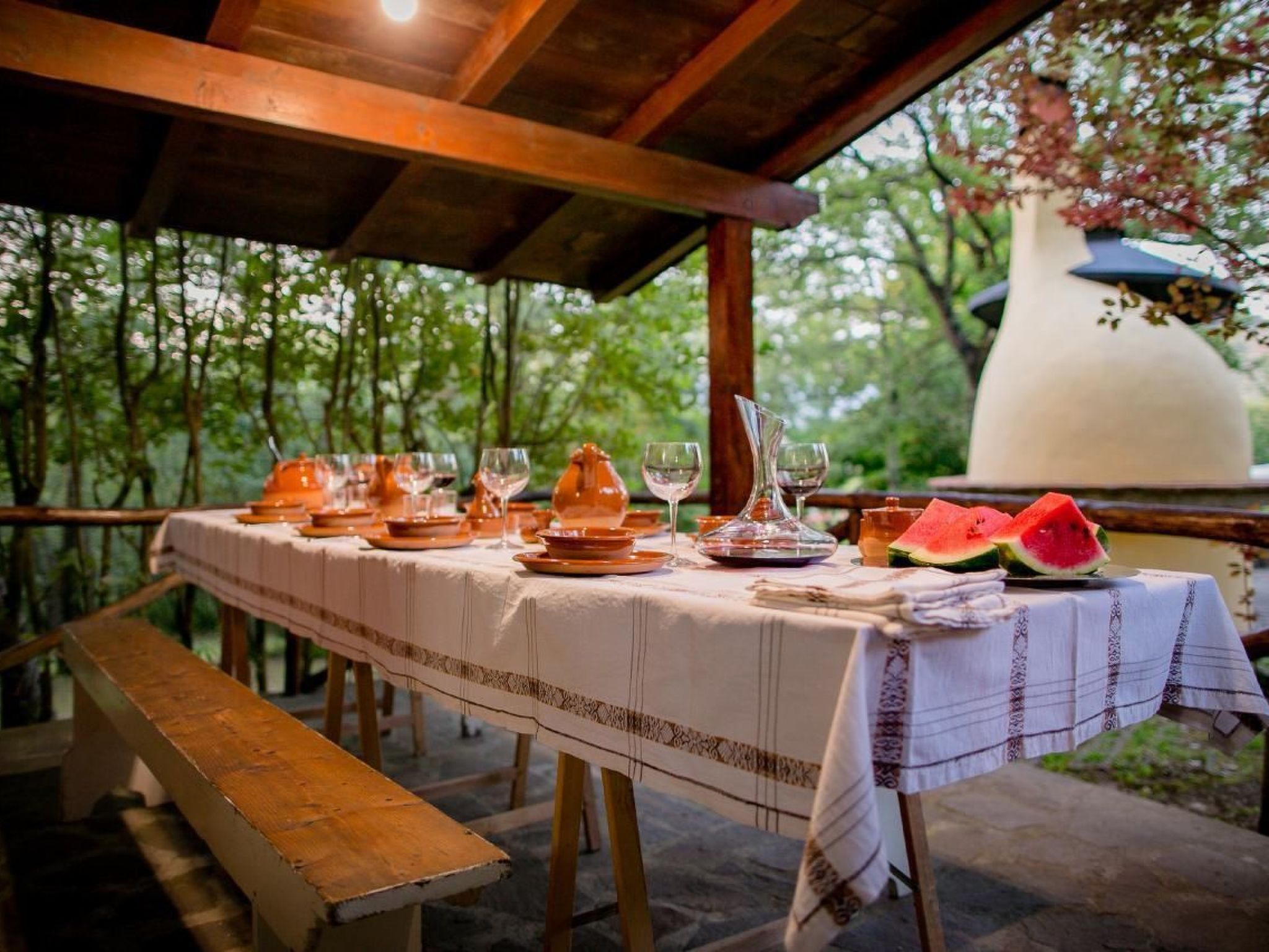 Schönes Appartement in Orzale mit Garten, Grill und Terrasse-Binnen